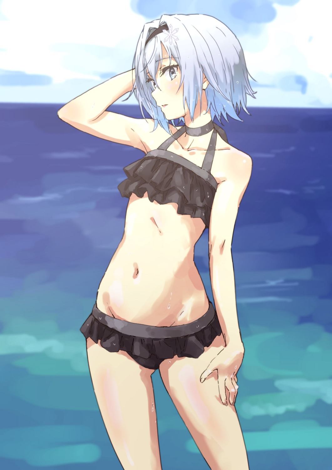 bikini, nakamura_kou, ryuuou_no_oshigoto!, sora_ginko, swimsuits
