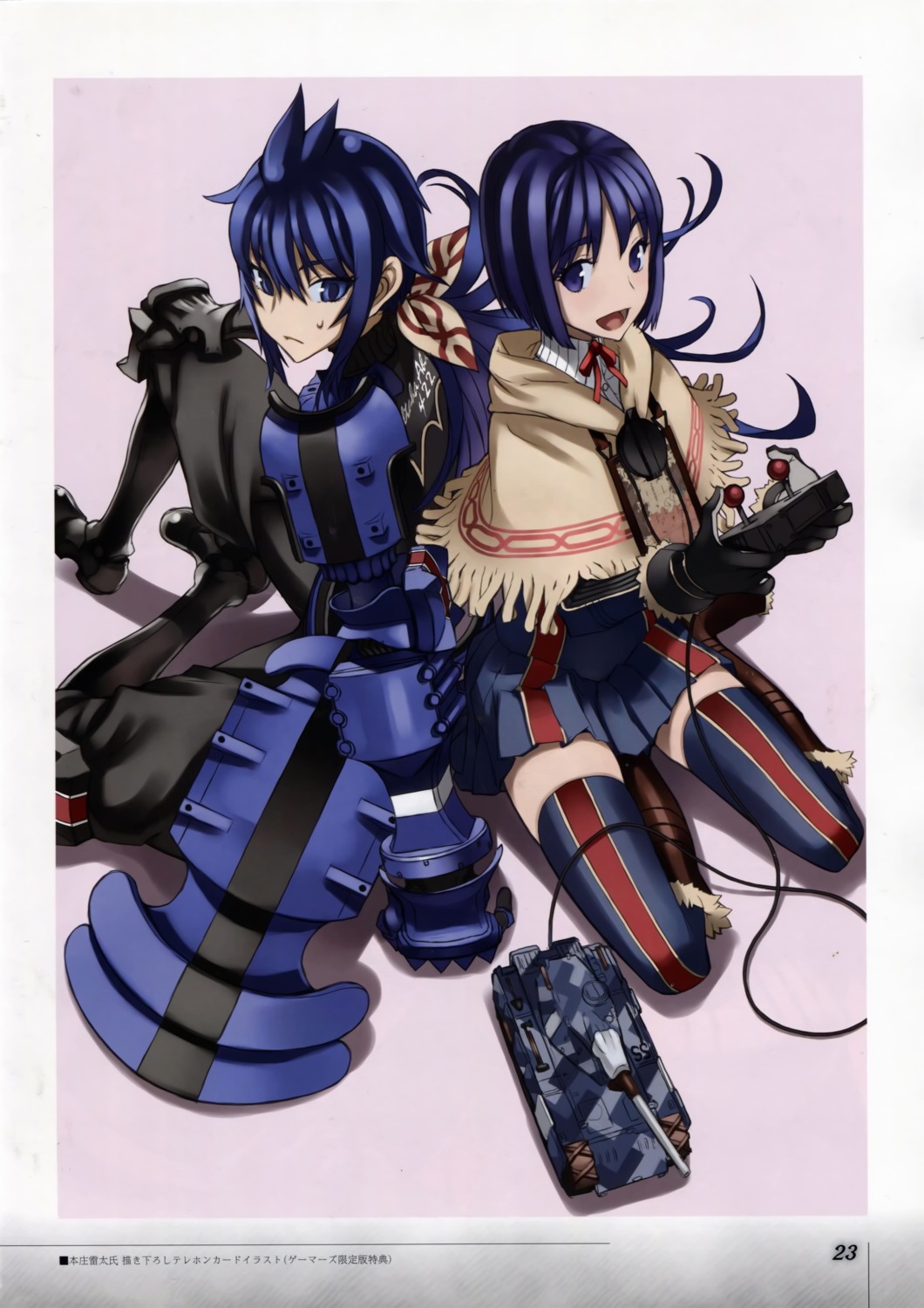 bleed_through, honjou_raita, imca, isara_gunther, possible_duplicate, scanning_dust, senjou_no_valkyria_3, thighhighs