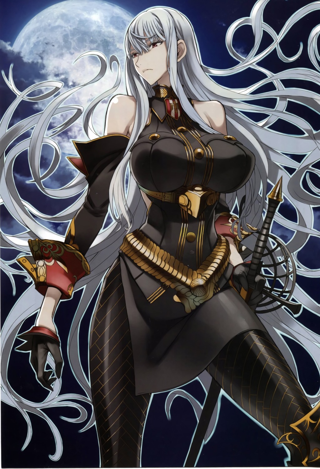 honjou_raita, pantyhose, possible_duplicate, selvaria_bles, senjou_no_valkyria_3, sword, uniform