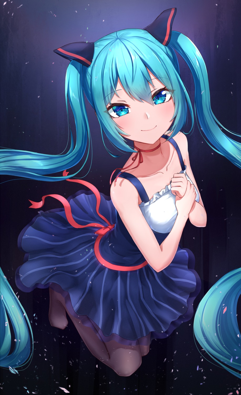 hatsune_miku, jirofly, pantyhose, vocaloid