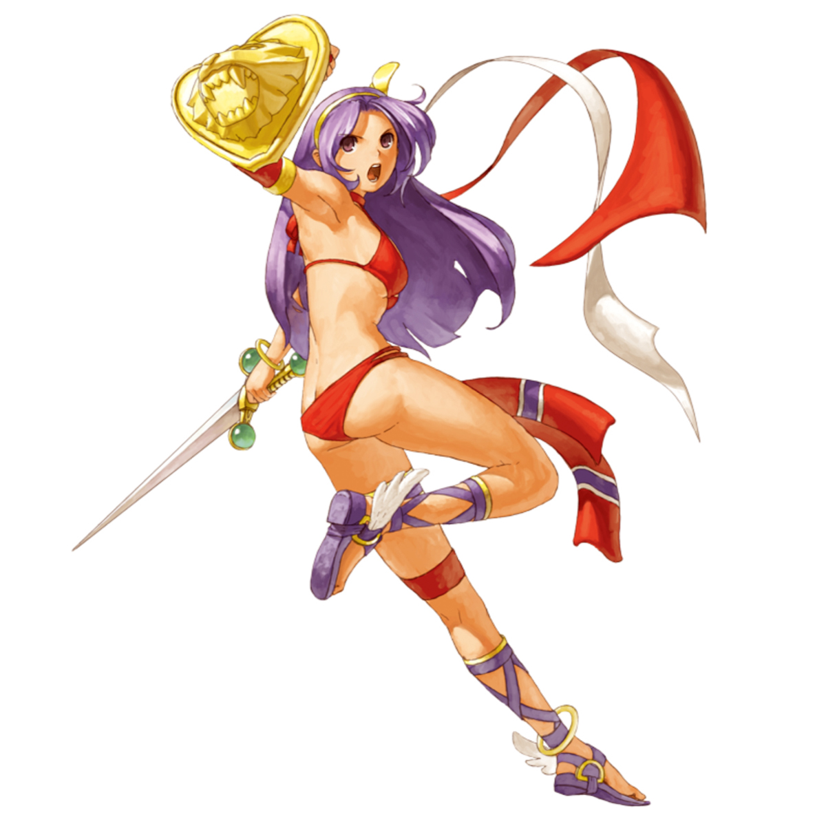 ass, athena_(series), bikini, eisuke_ogura, feet, princess_athena, snk, swimsuits
