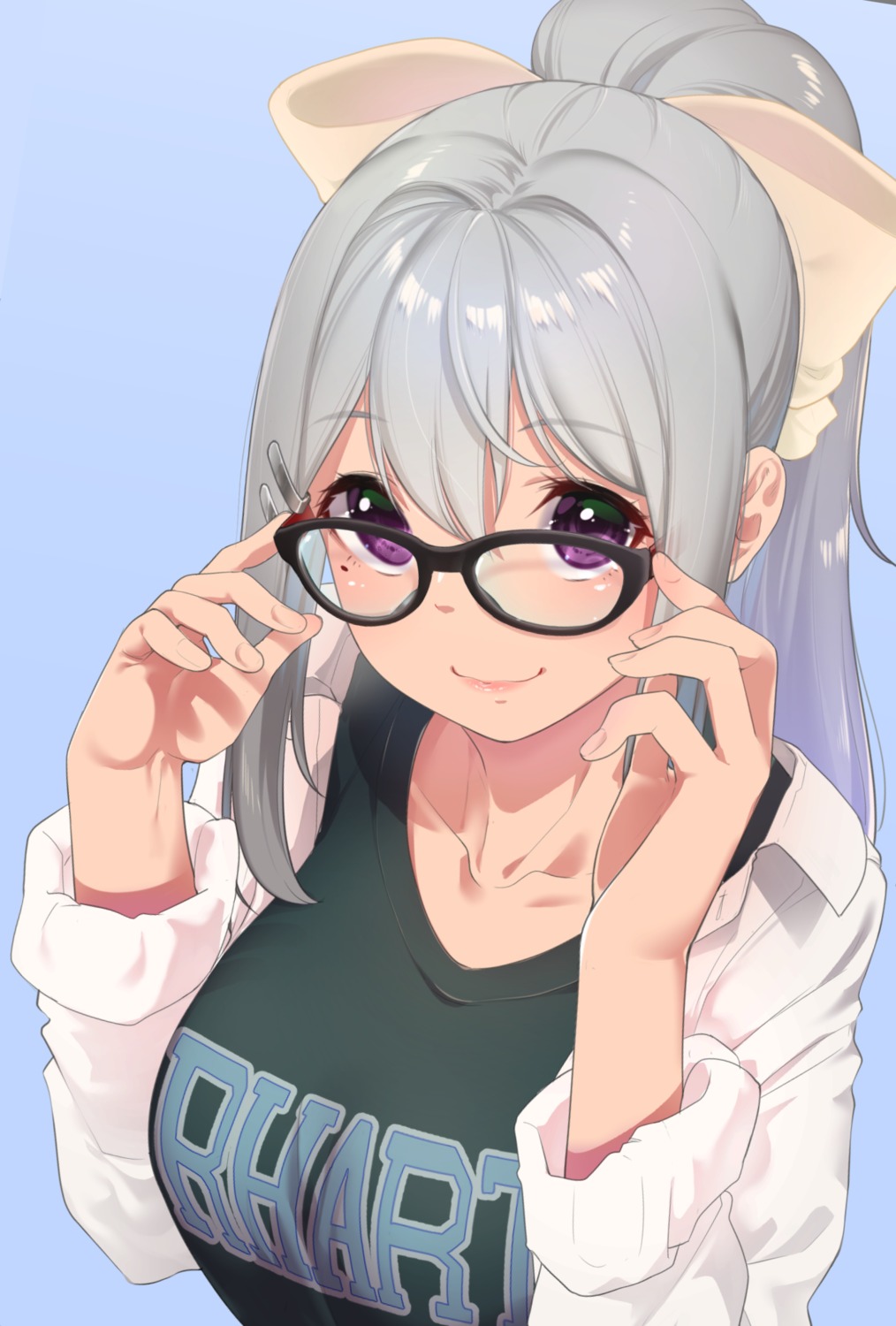 higuchi_kaede, hisayaki_kyuu, megane, nijisanji