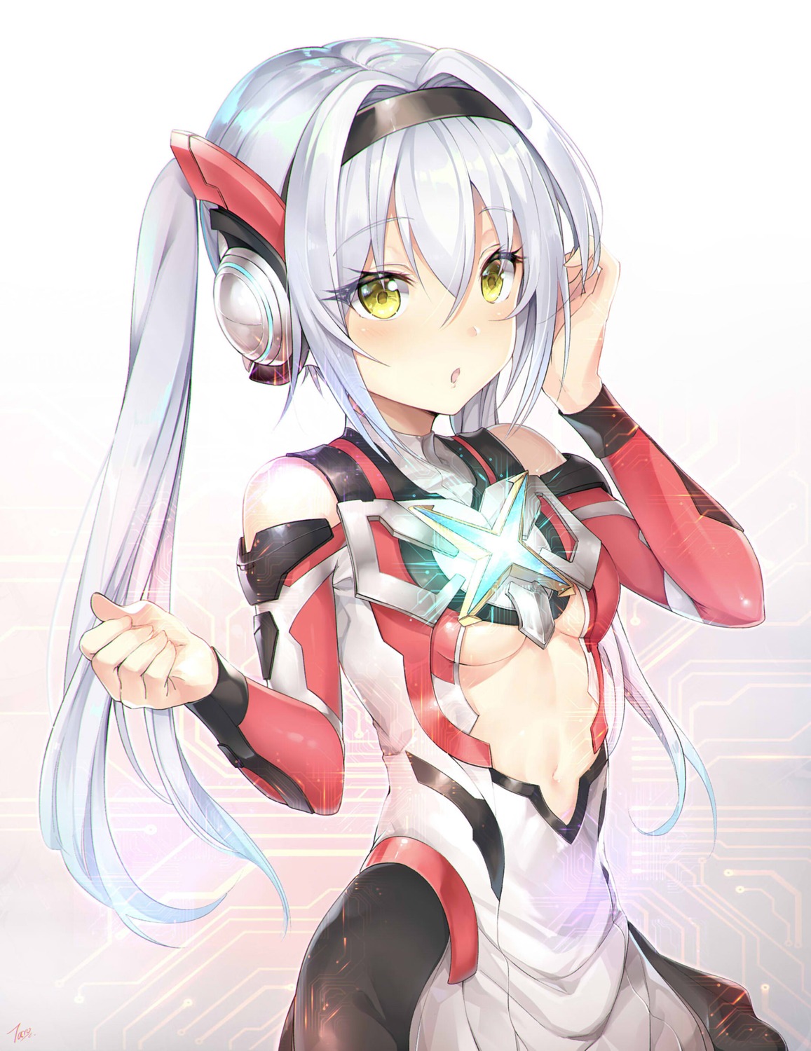 anthropomorphization, bodysuit, taro_(ultrataro), ultraman, underboob