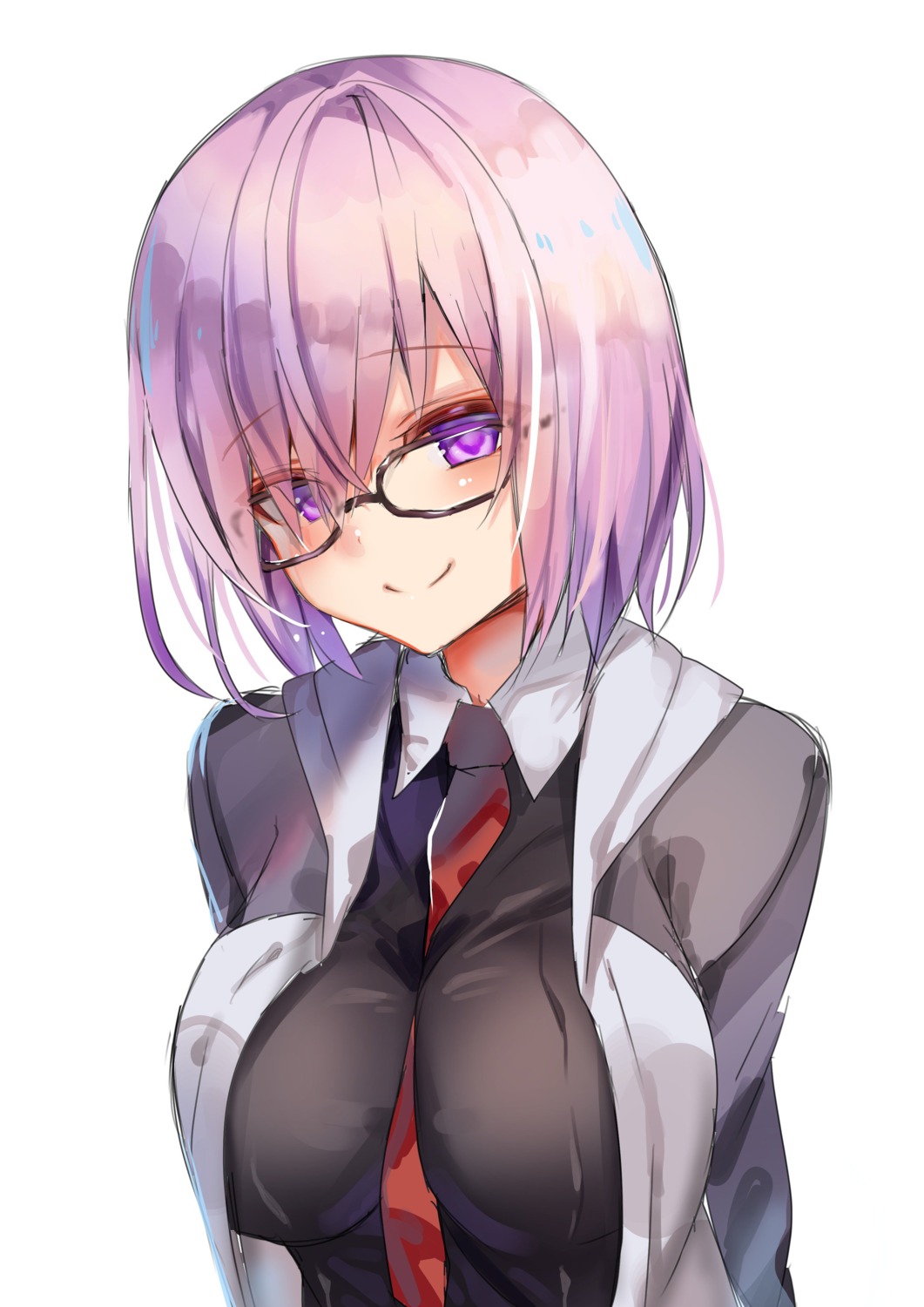 amamitsu_kousuke, fate/grand_order, mash_kyrielight, megane