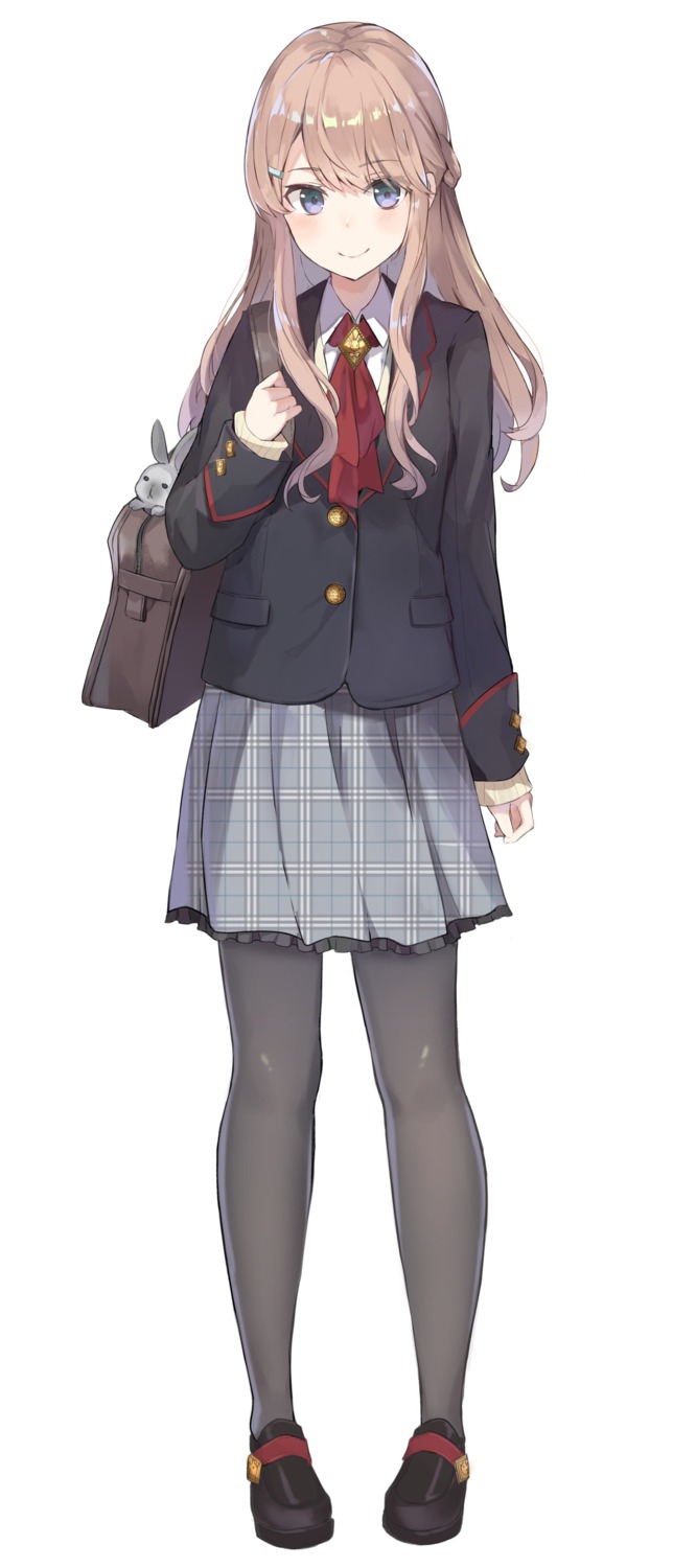 kusumoto_touka, pantyhose, seifuku