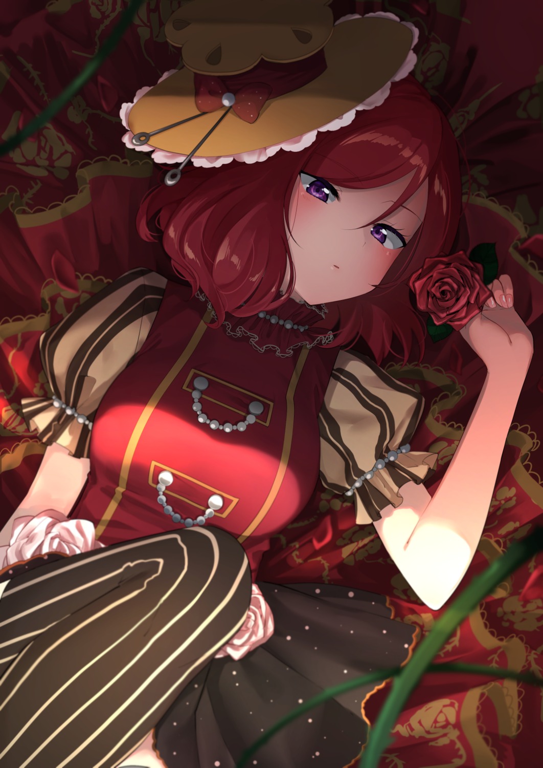 love_live!, love_live!_(series), nishikino_maki, thighhighs, yuama