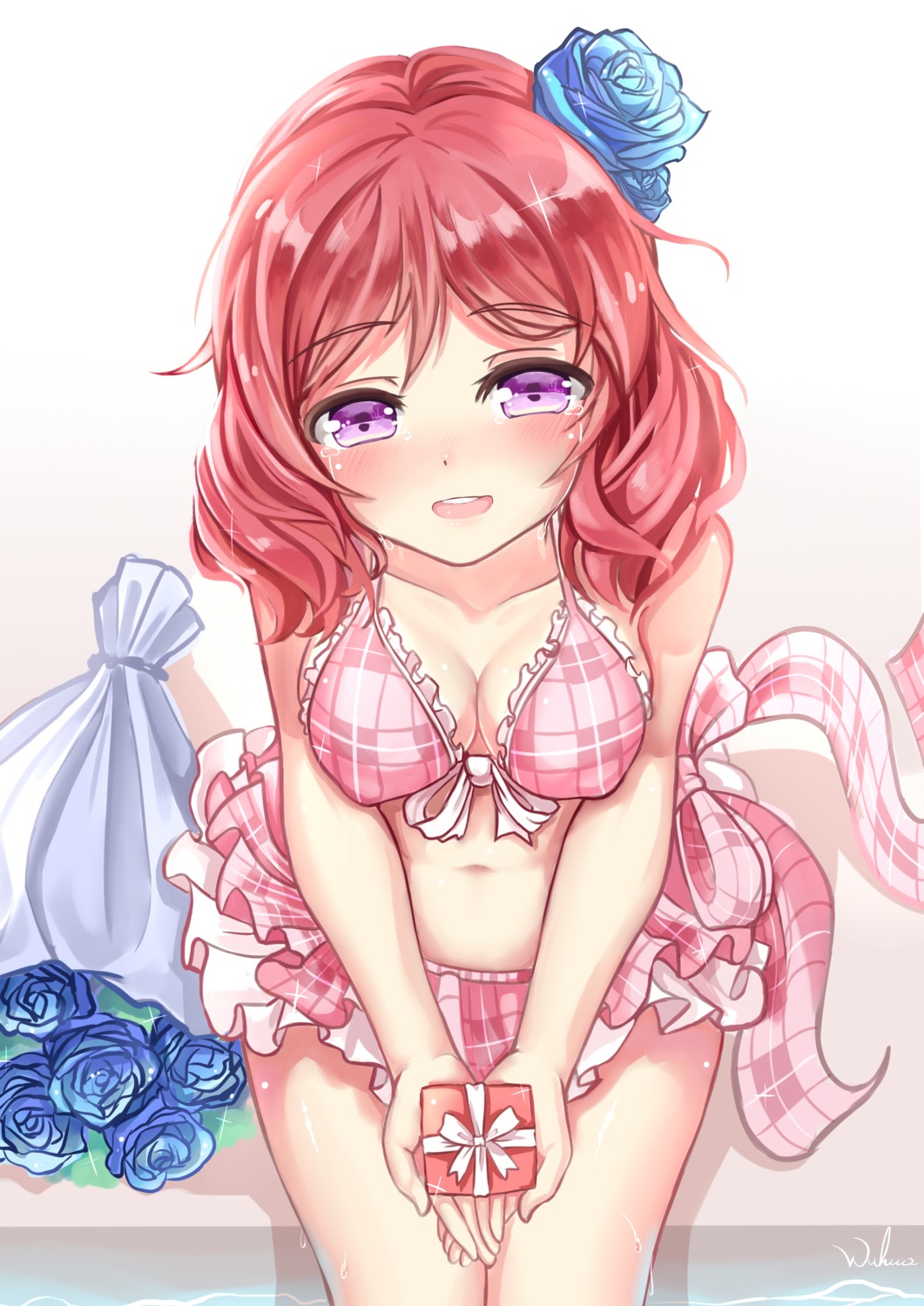 bikini, cleavage, love_live!, love_live!_(series), nishikino_maki, swimsuits, wuhuo