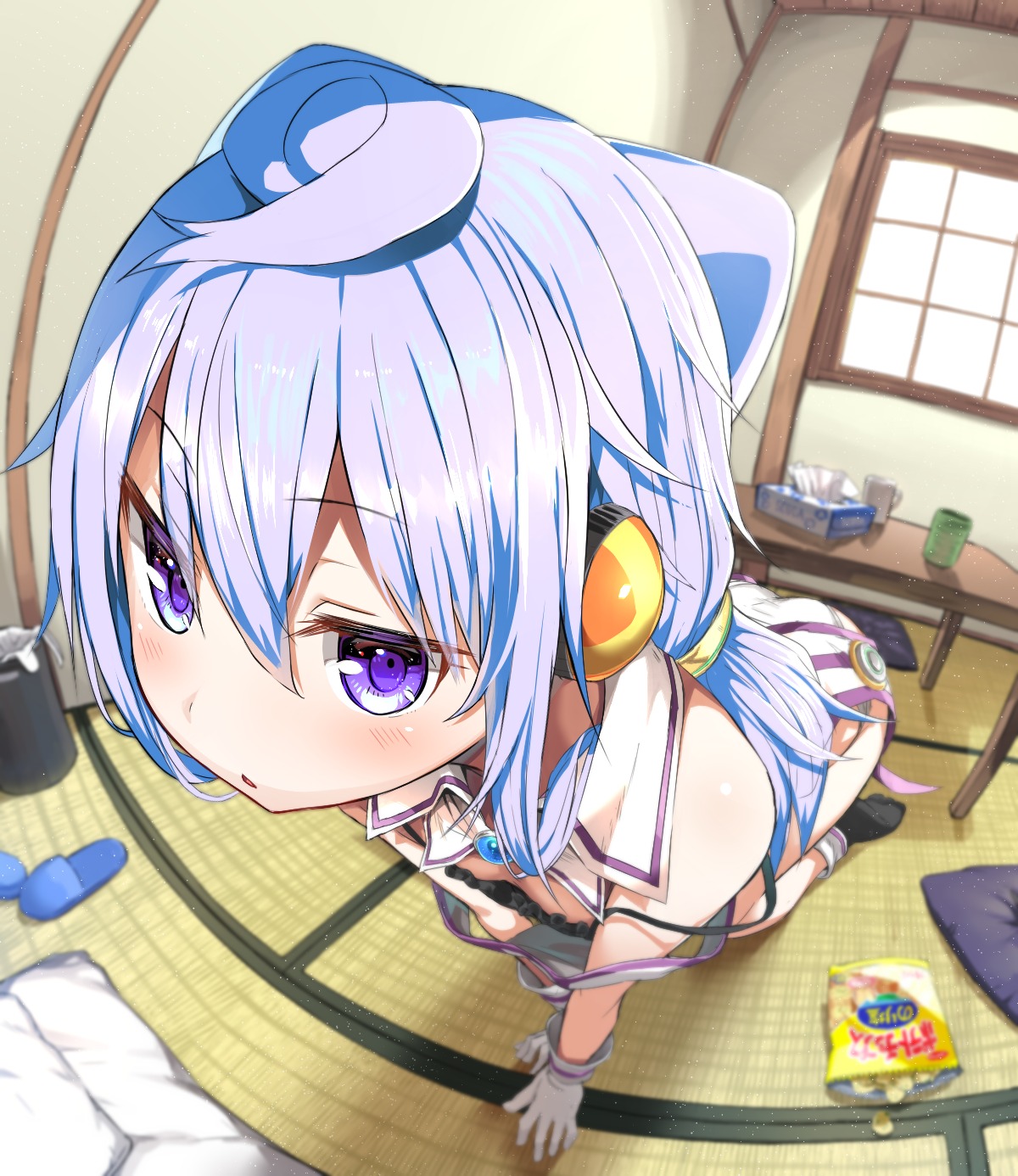 greatmosu, hacka_doll, hacka_doll_no._3, headphones, pantsu, trap