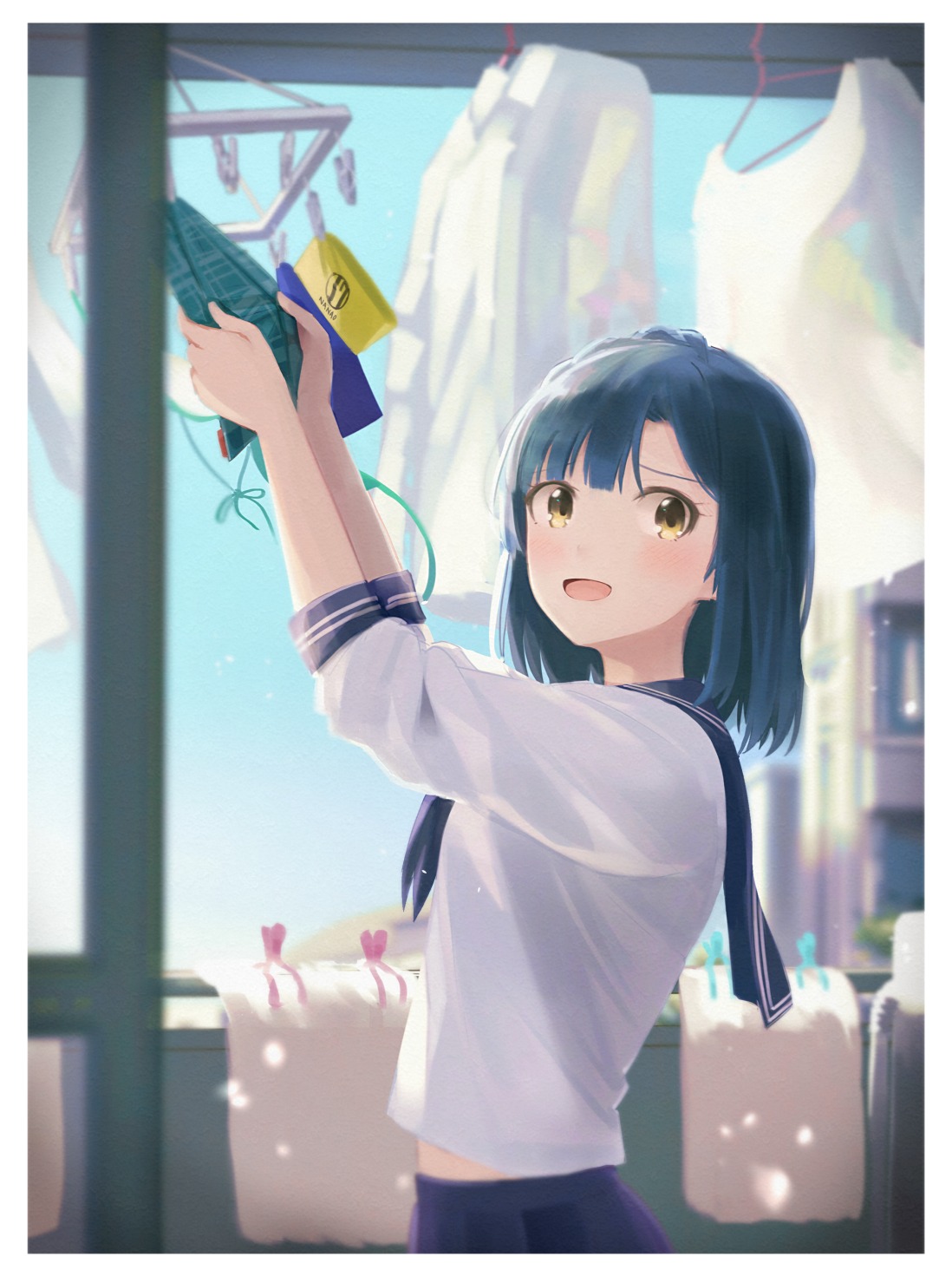 akame_(akamiru), nanao_yuriko, seifuku, the_idolm@ster, the_idolm@ster_million_live!