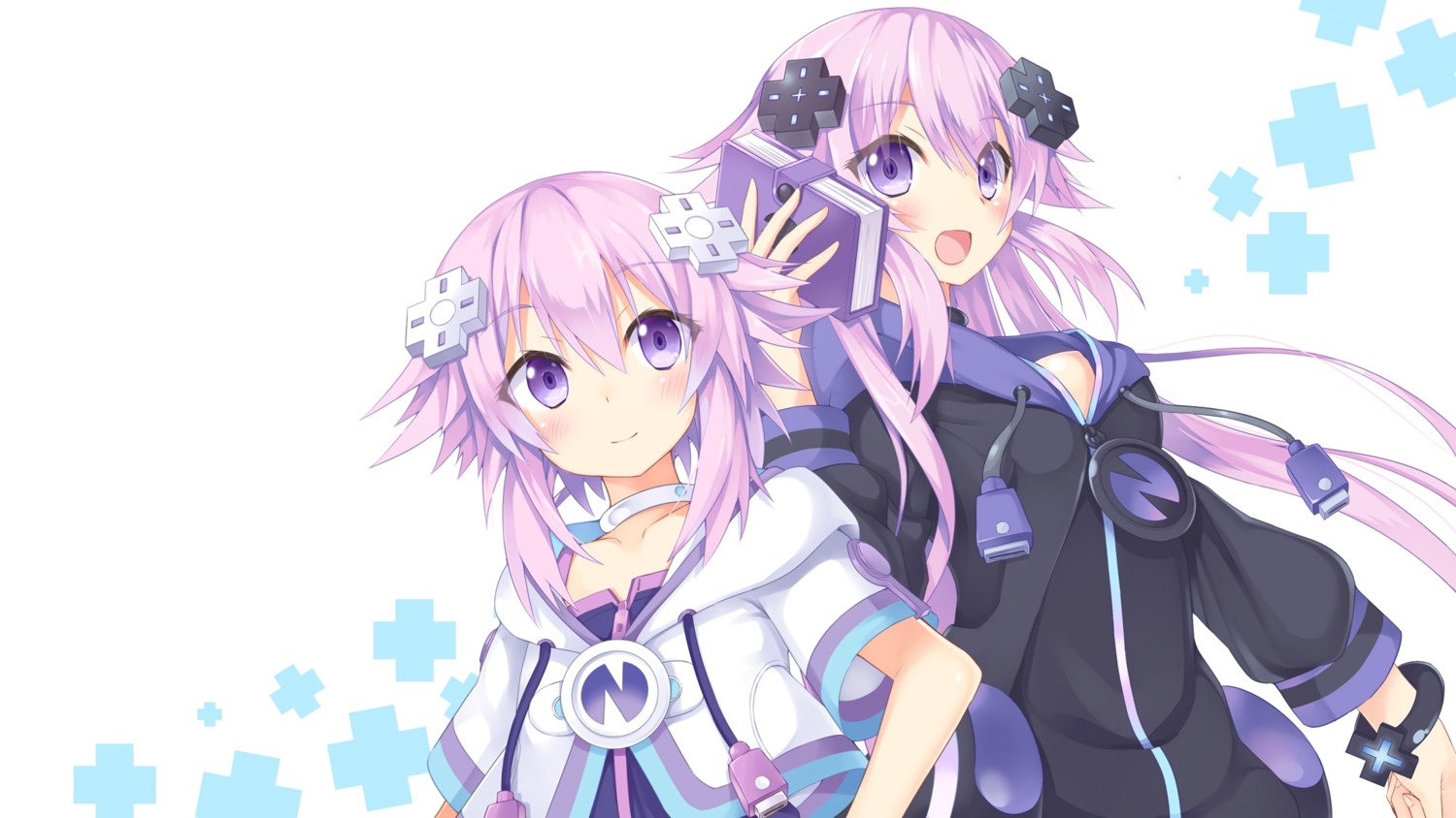 choujigen_game_neptune, neptune, neptune_(shinjigen_game_neptune_vii), open_shirt, shinjigen_game_neptune_vii, tagme, wallpaper