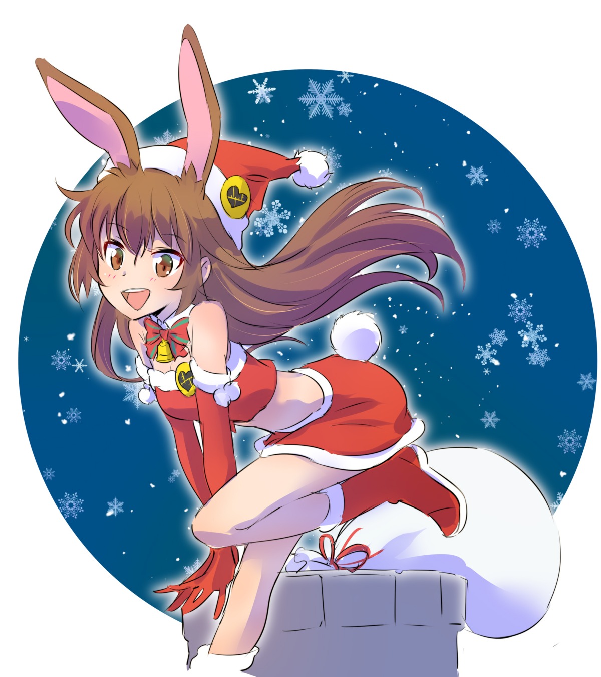 animal_ears, bunny_ears, christmas, iesupa, rwby, tail, velvet_scarlatina