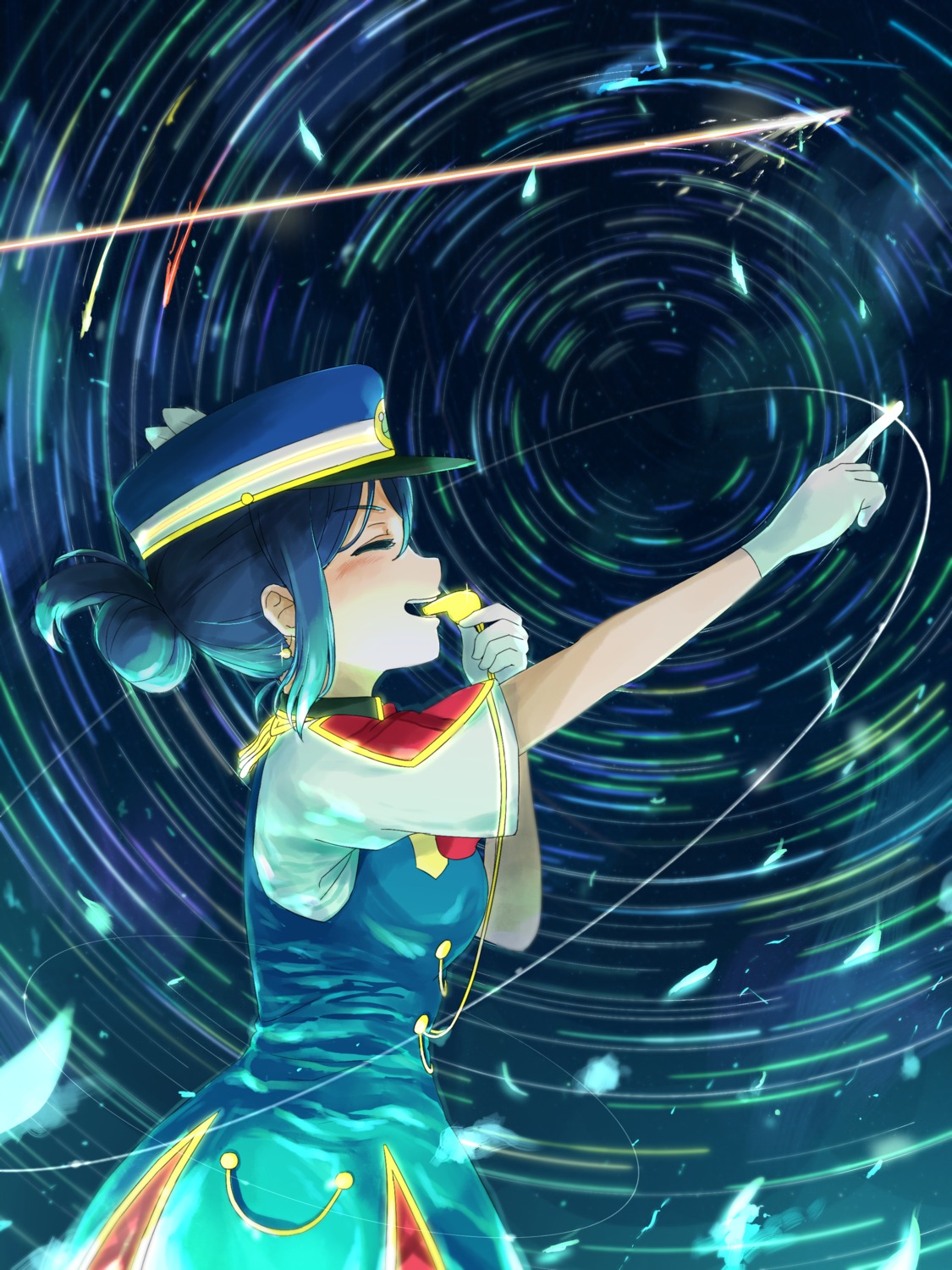 enzo, love_live!_(series), love_live!_sunshine!!, matsuura_kanan, uniform