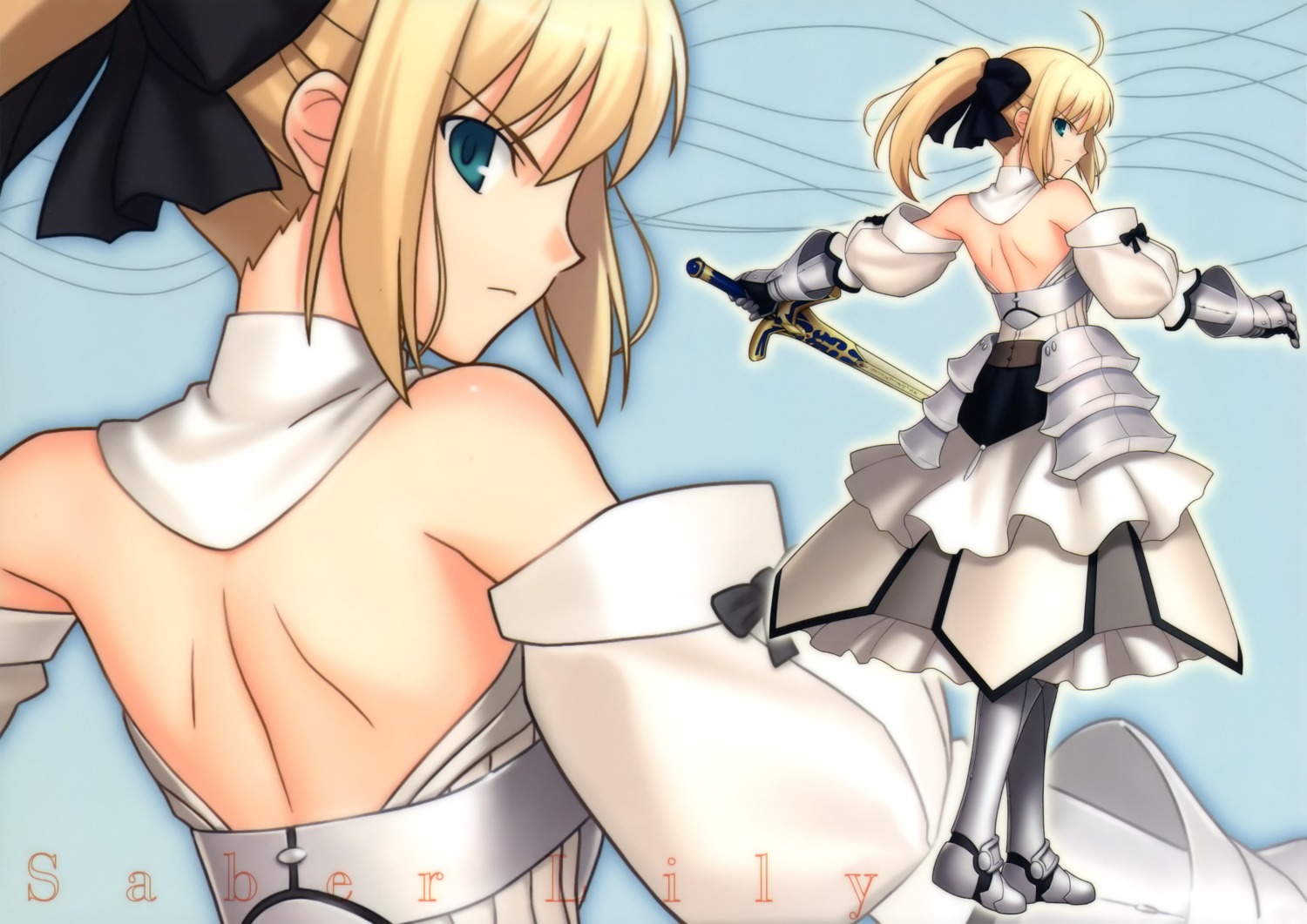 artoria_pendragon_(fate), fate/stay_night, fate/unlimited_codes, higurashi_ryuuji, sword, type-moon