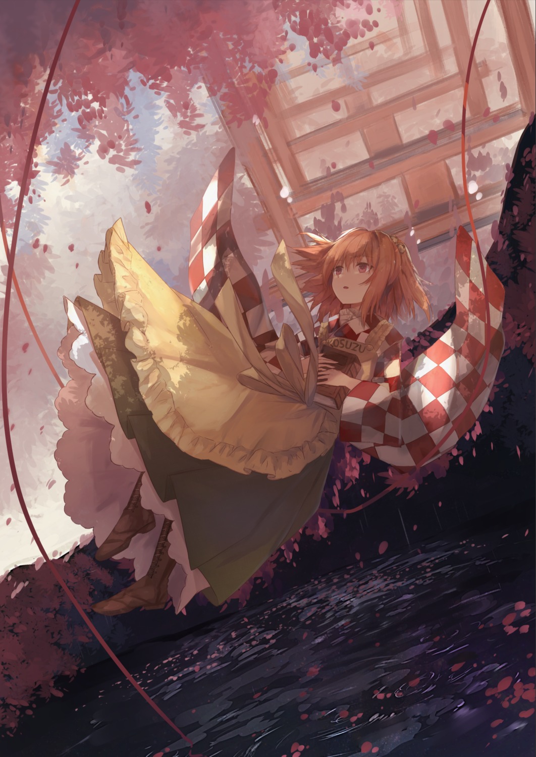 asian_clothes, dress, motoori_kosuzu, thkani, touhou