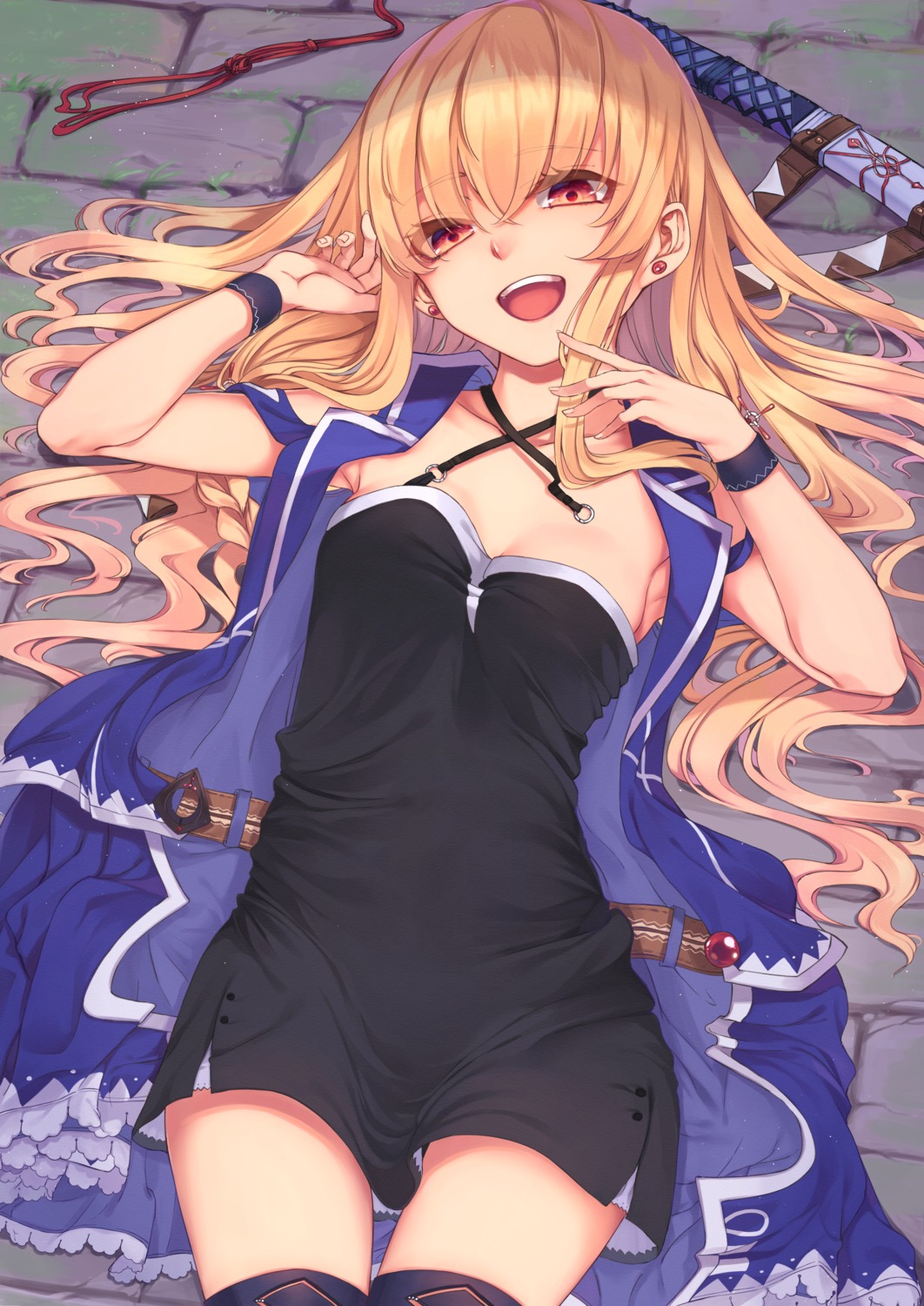dress, mizuiro_raika, sword