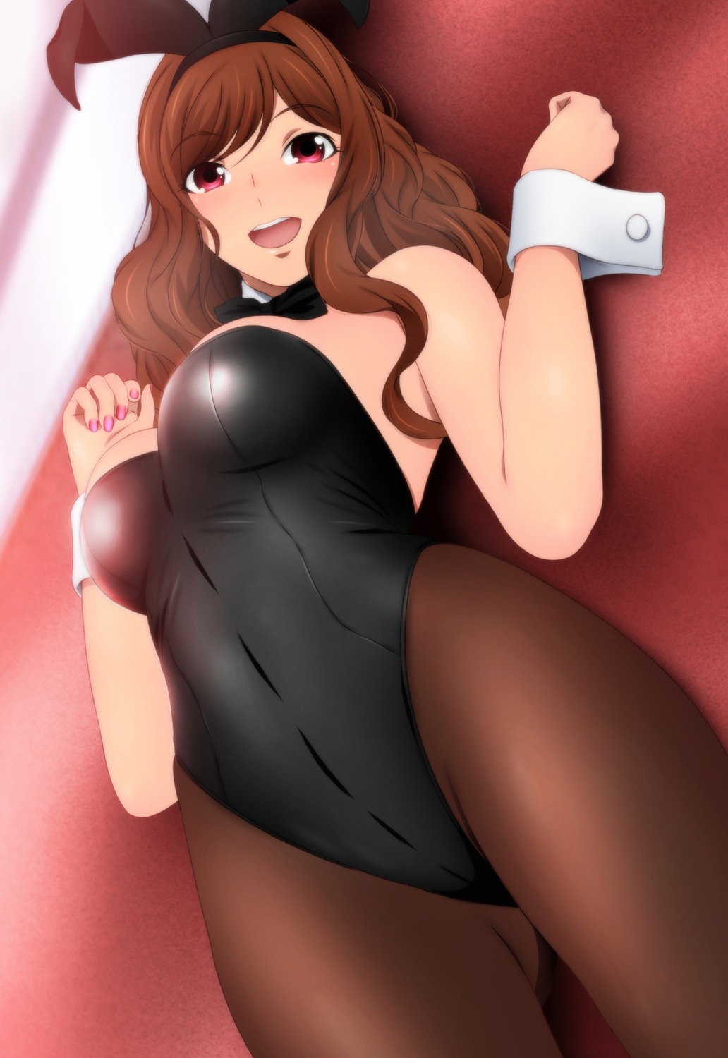 animal_ears, bunny_ears, bunny_girl, pantyhose, yadokari_genpachirou