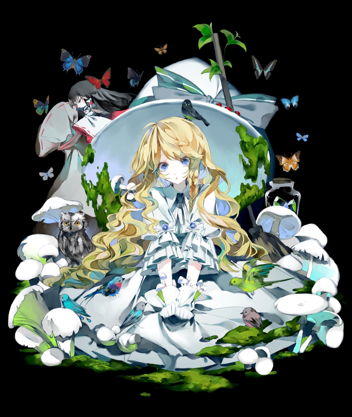 dress, kirisame_marisa, touhou, witch, zhixie_jiaobu
