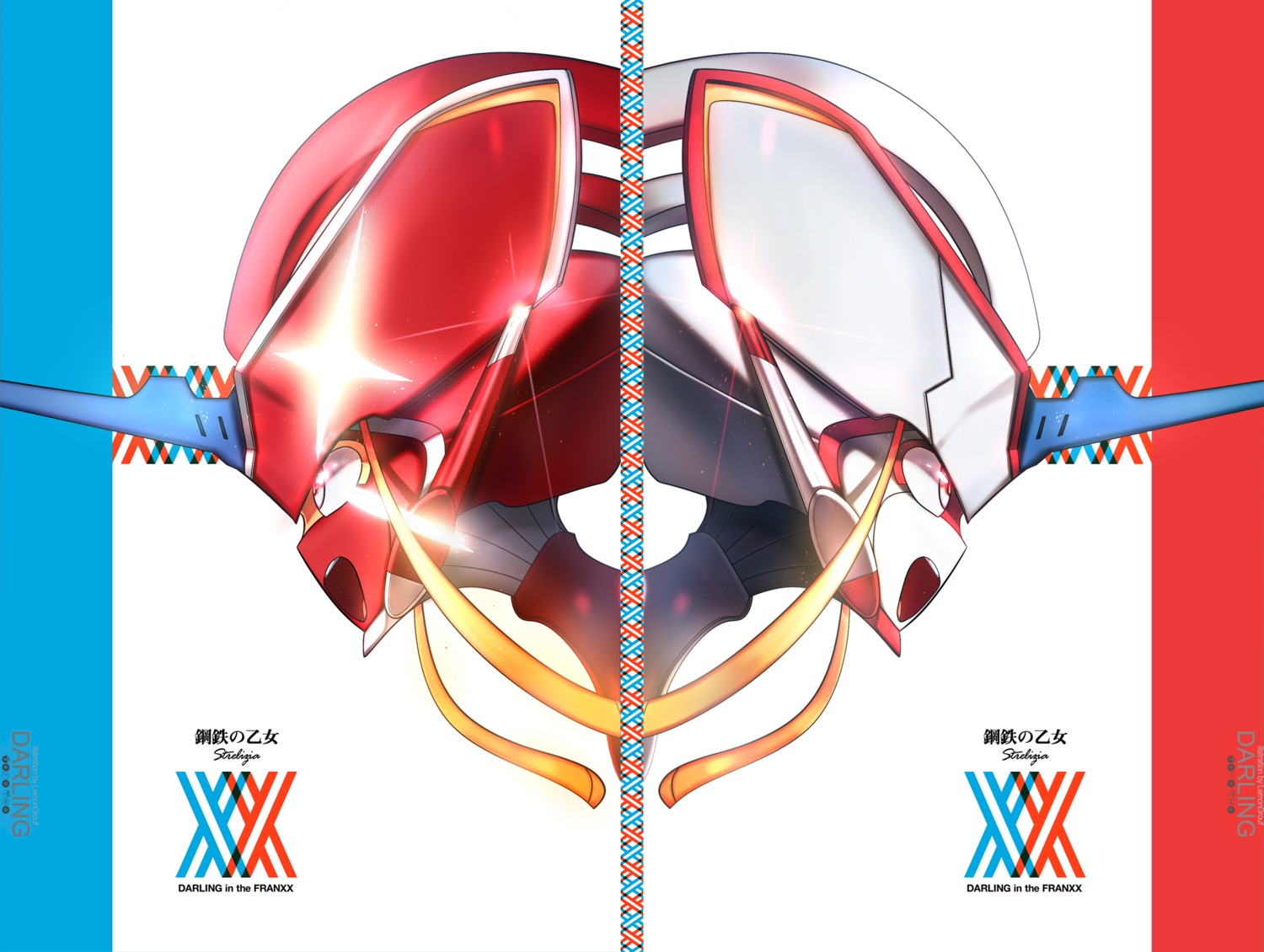 darling_in_the_franxx, horns, mecha, murasaki_saki, strelizia
