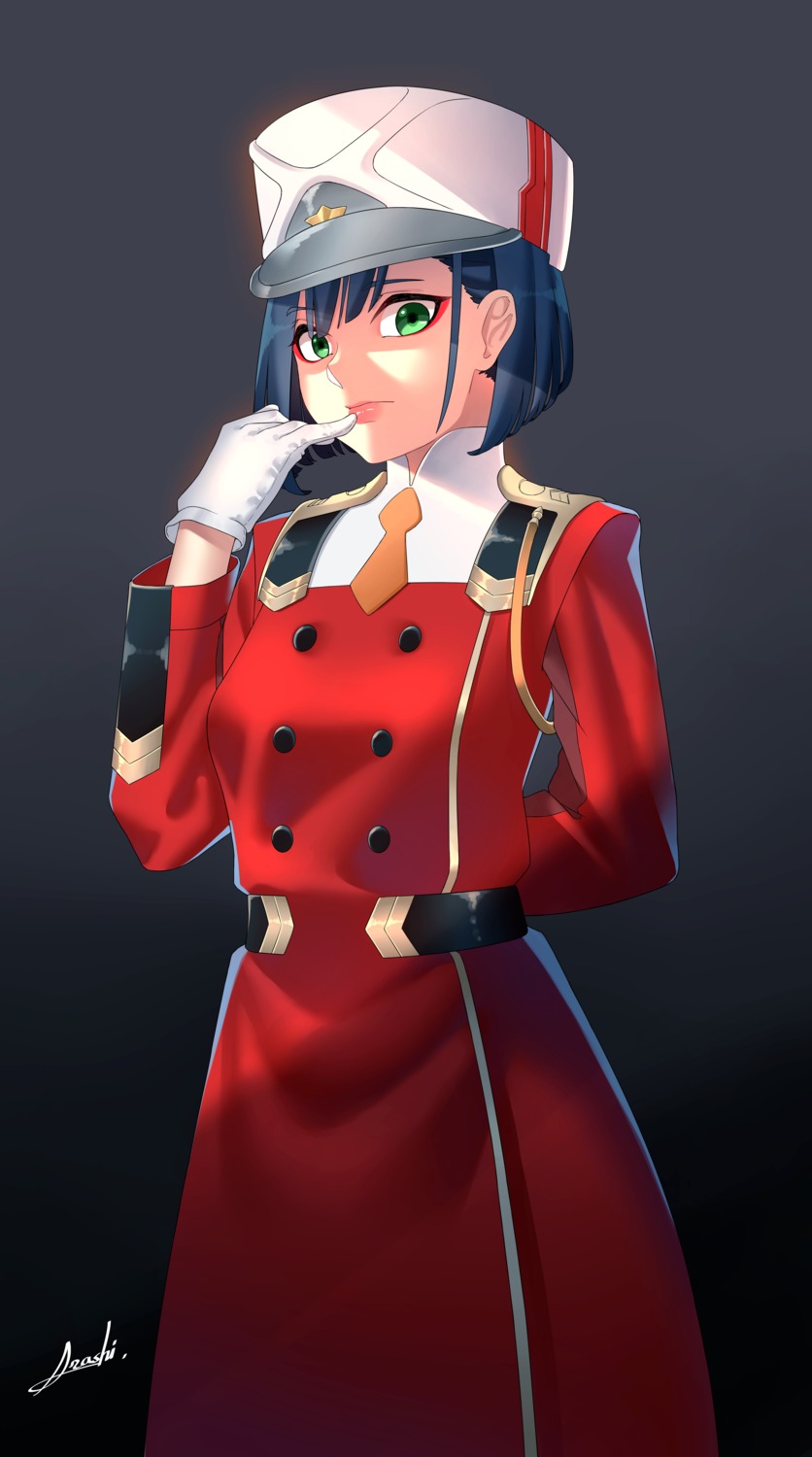 arashi, darling_in_the_franxx, ichigo_(darling_in_the_franxx), uniform