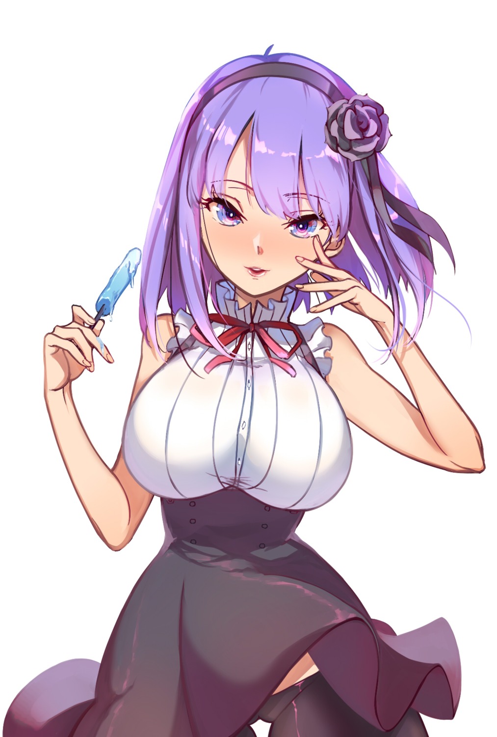dagashi_kashi, liangchanxingmingrixiang, pantyhose, shidare_hotaru, skirt_lift