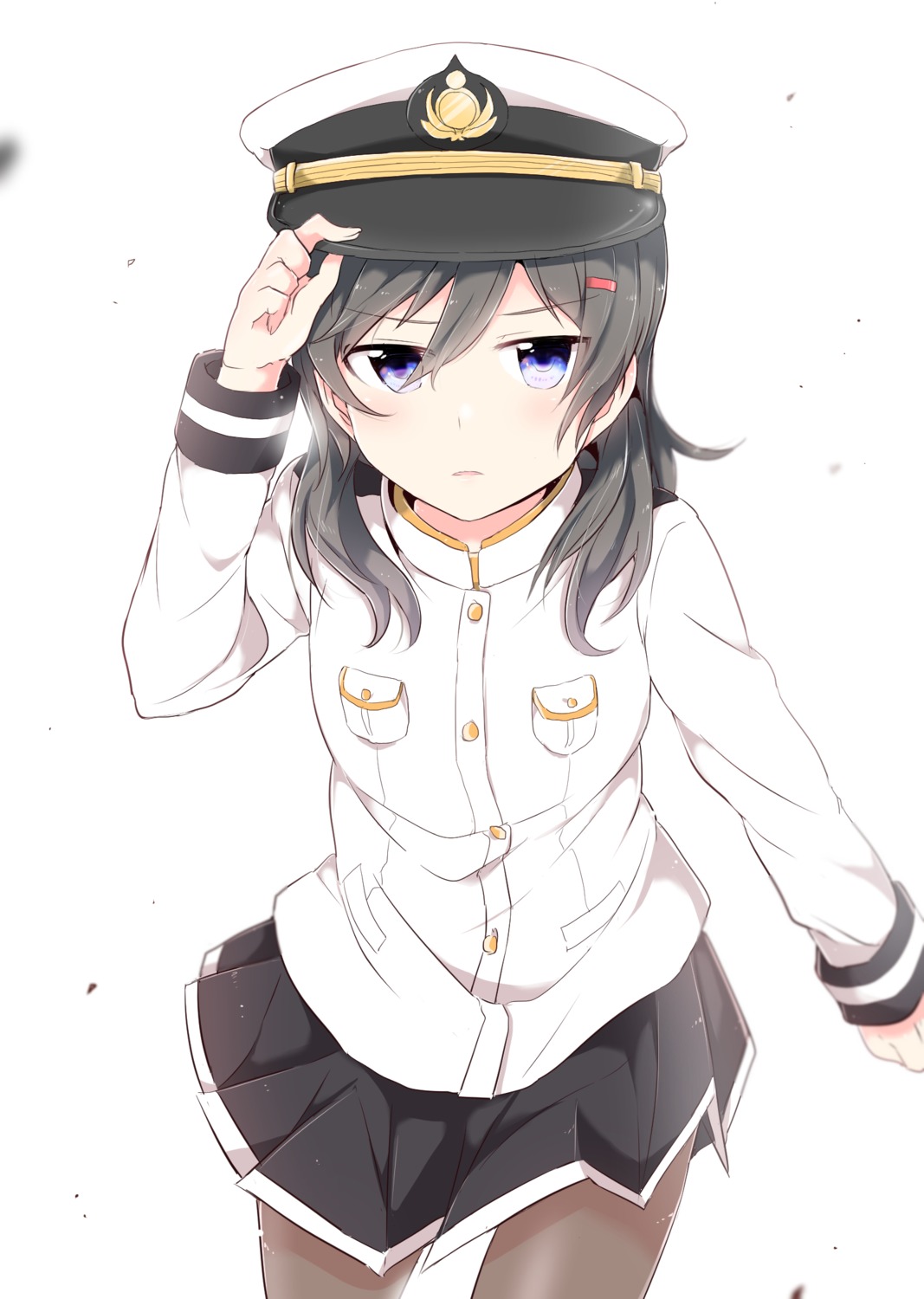 china_moeka, high_school_fleet, pantyhose, uniform, yasaka_shuu