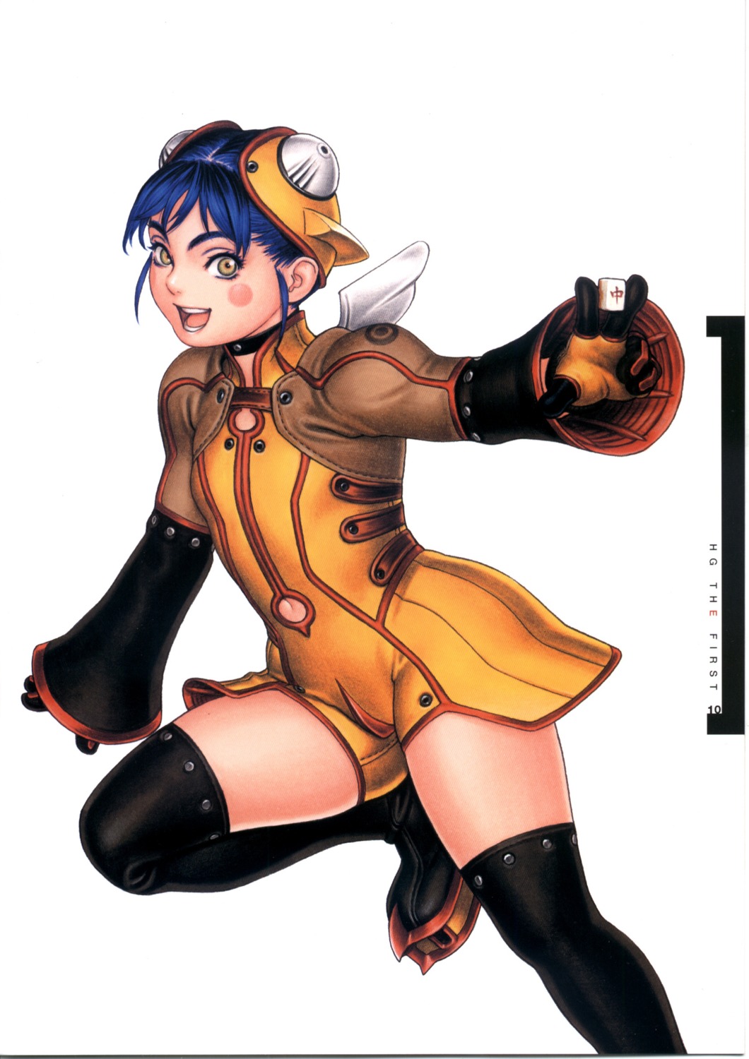 hg_the_first, leotard, psikyo, taisen_hot_gimmick, taisen_hot_gimmick_integral, thighhighs, tsukasa_jun, wings