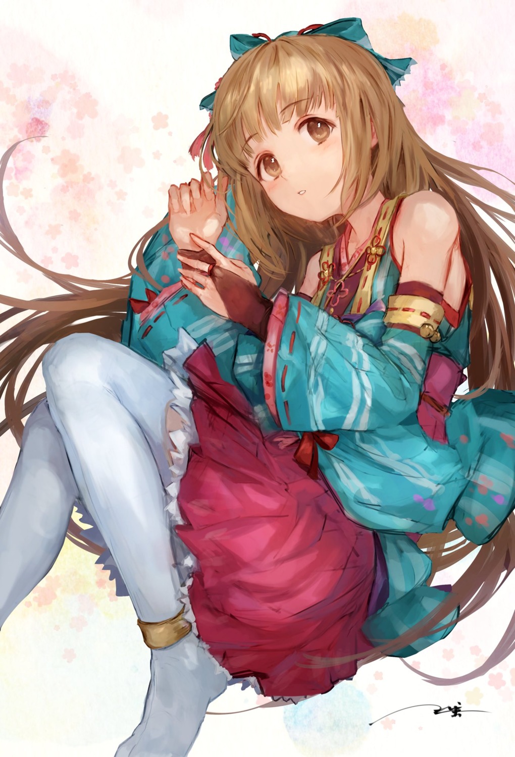 japanese_clothes, kouzuki_kei, pantyhose, the_idolm@ster, the_idolm@ster_cinderella_girls, yorita_yoshino