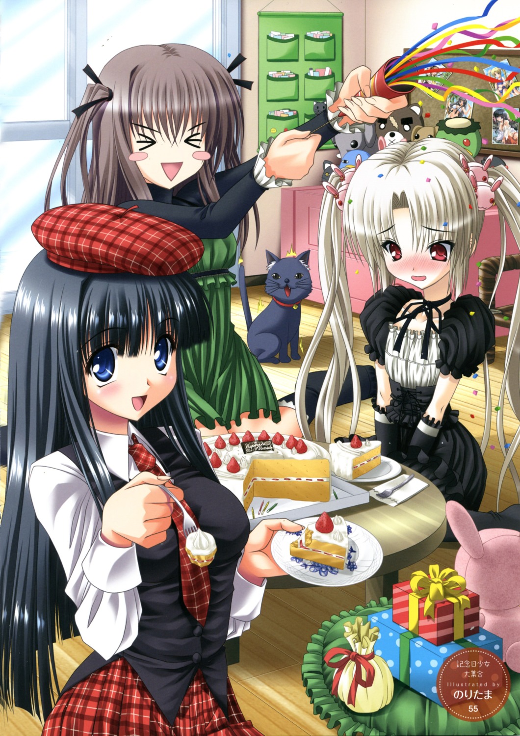 dress, neko, noritama_(gozen)
