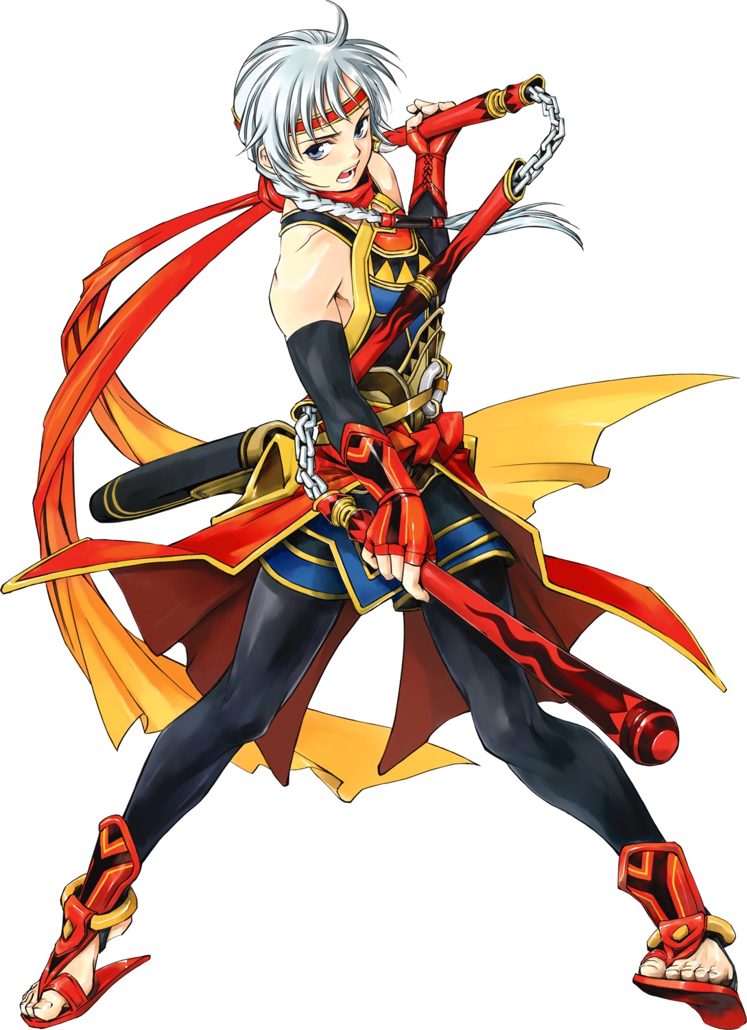 feet, freyjadour_falenas, fujita_kaori, japanese_clothes, male, suikoden, suikoden_v