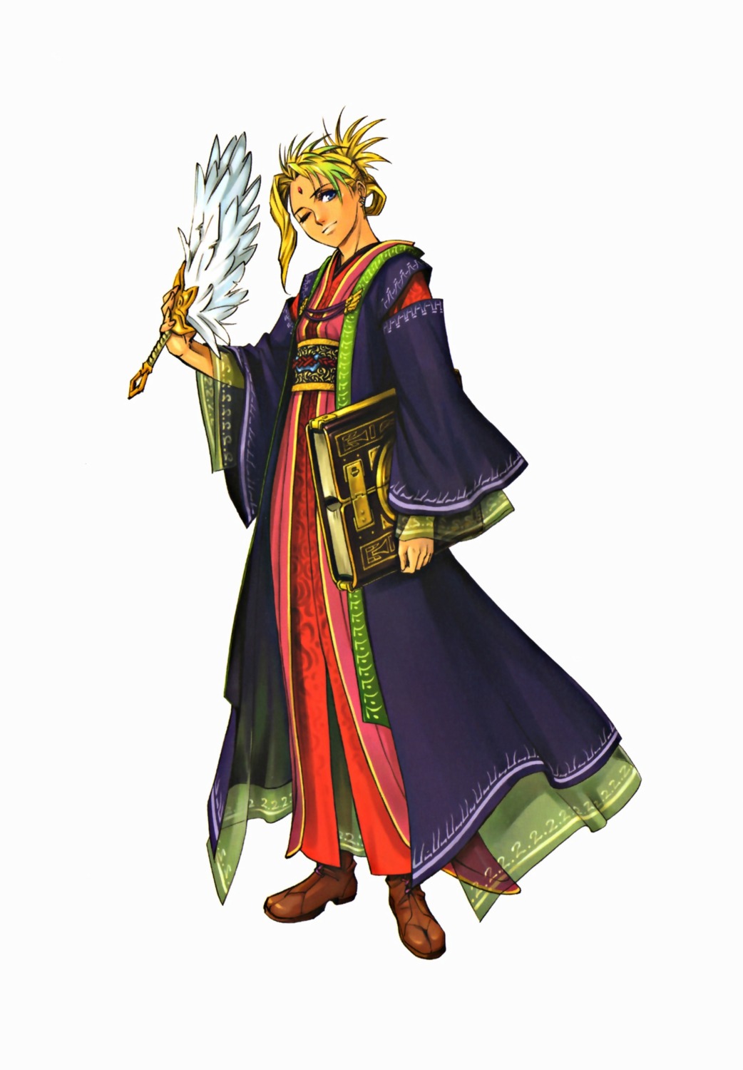 fujita_kaori, japanese_clothes, lucretia_merces, robe, suikoden, suikoden_v