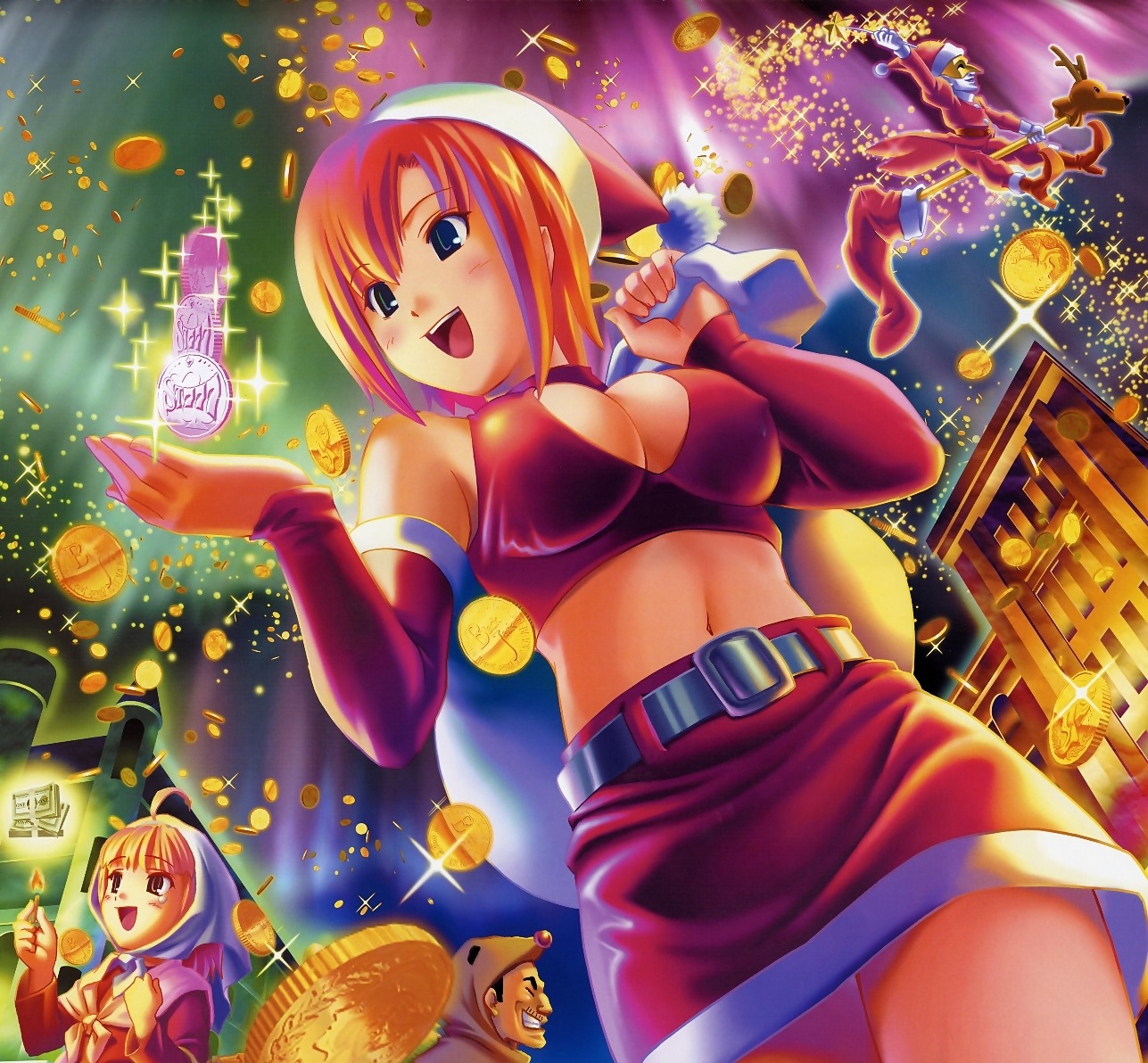 christmas, cleavage, joker_(rio), koutaro, mint_clark, rio, super_blackjack, tom_haward