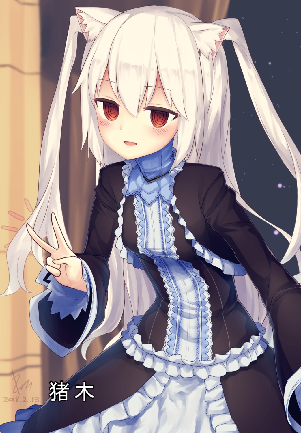 animal_ears, lolita_fashion, nekomimi, nora_cat, nora_cat_channel