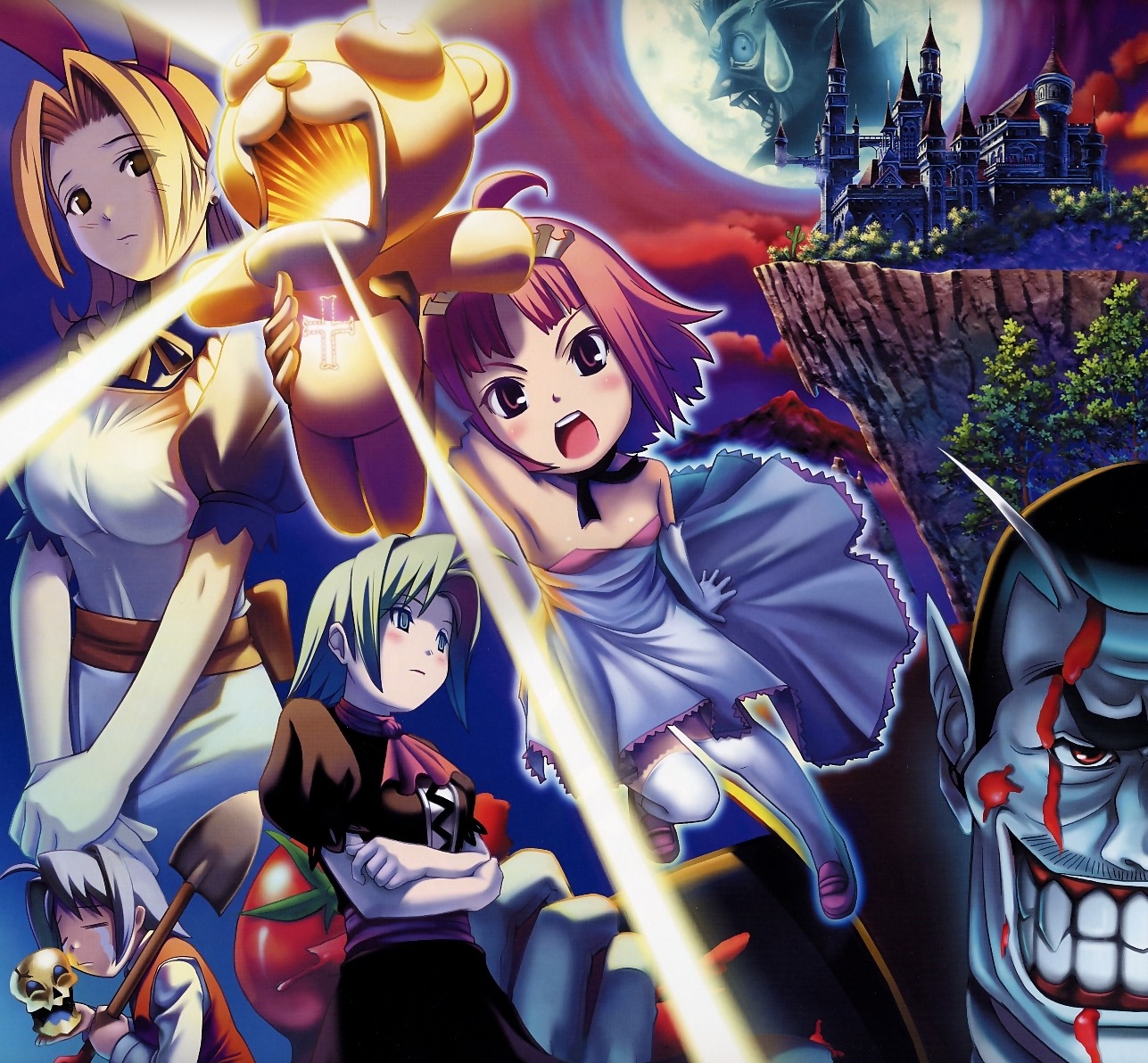 choco_(rio), cosplay, dracula_(jujika), el_(rio), emily_(jujika), il_(rio), jujika, koutaro, magi_(jujika), mint_clark, nina_(jujika), princess_sara, super_blackjack, tifanny, tom_haward