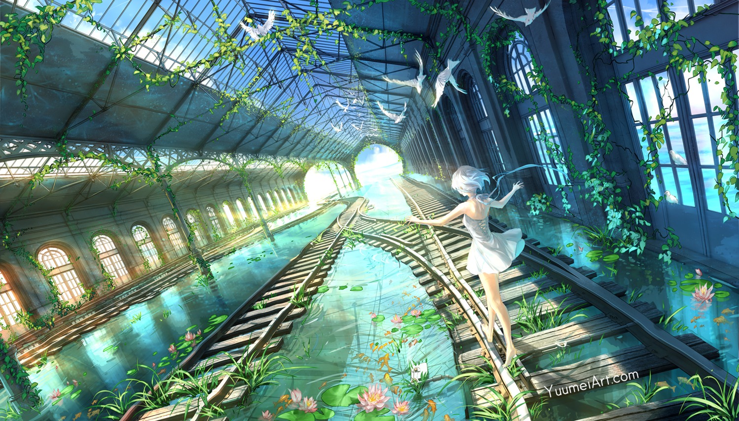 dress, landscape, wenqing_yan