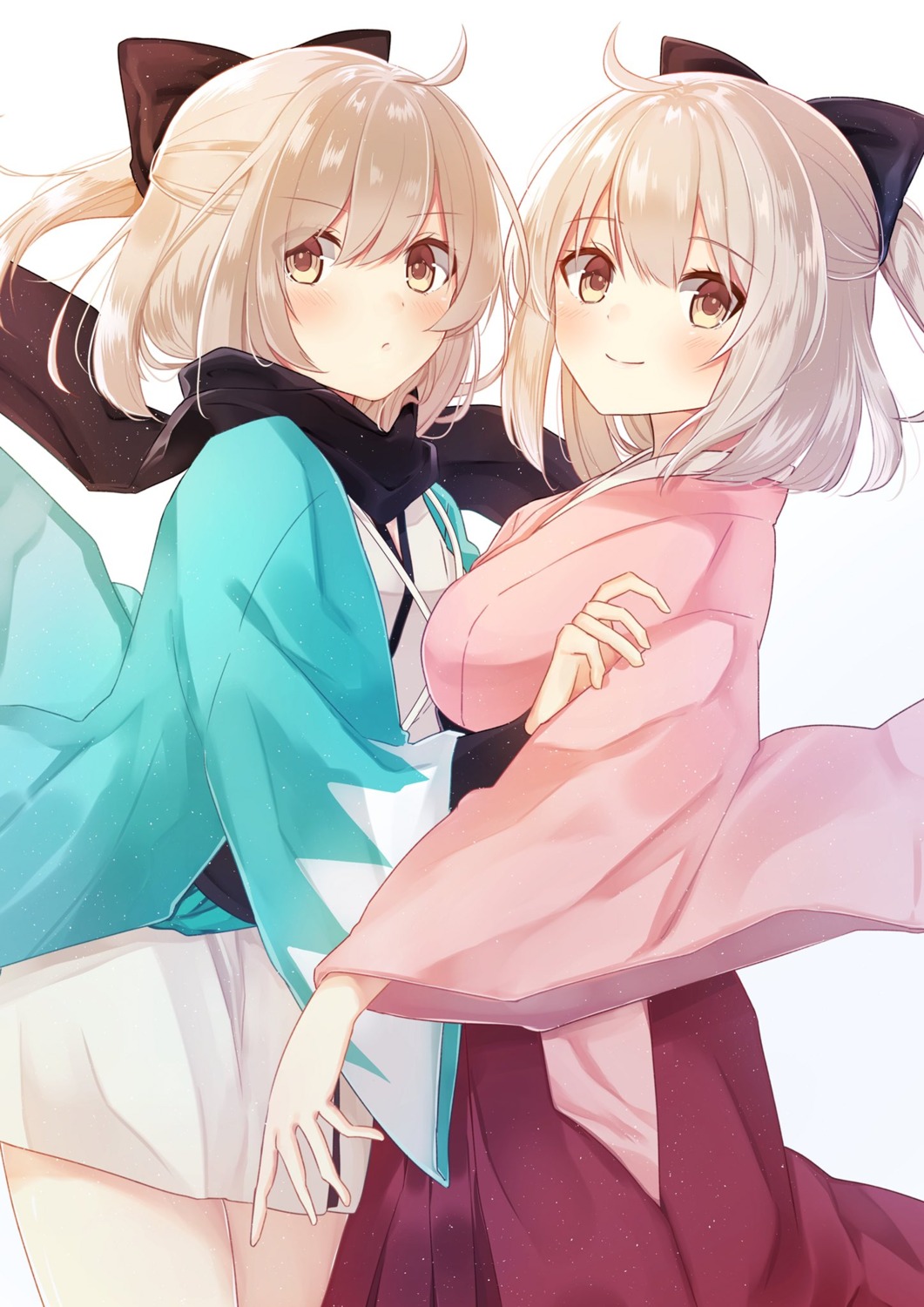 akou_yami, fate/grand_order, japanese_clothes, okita_souji_(fate)
