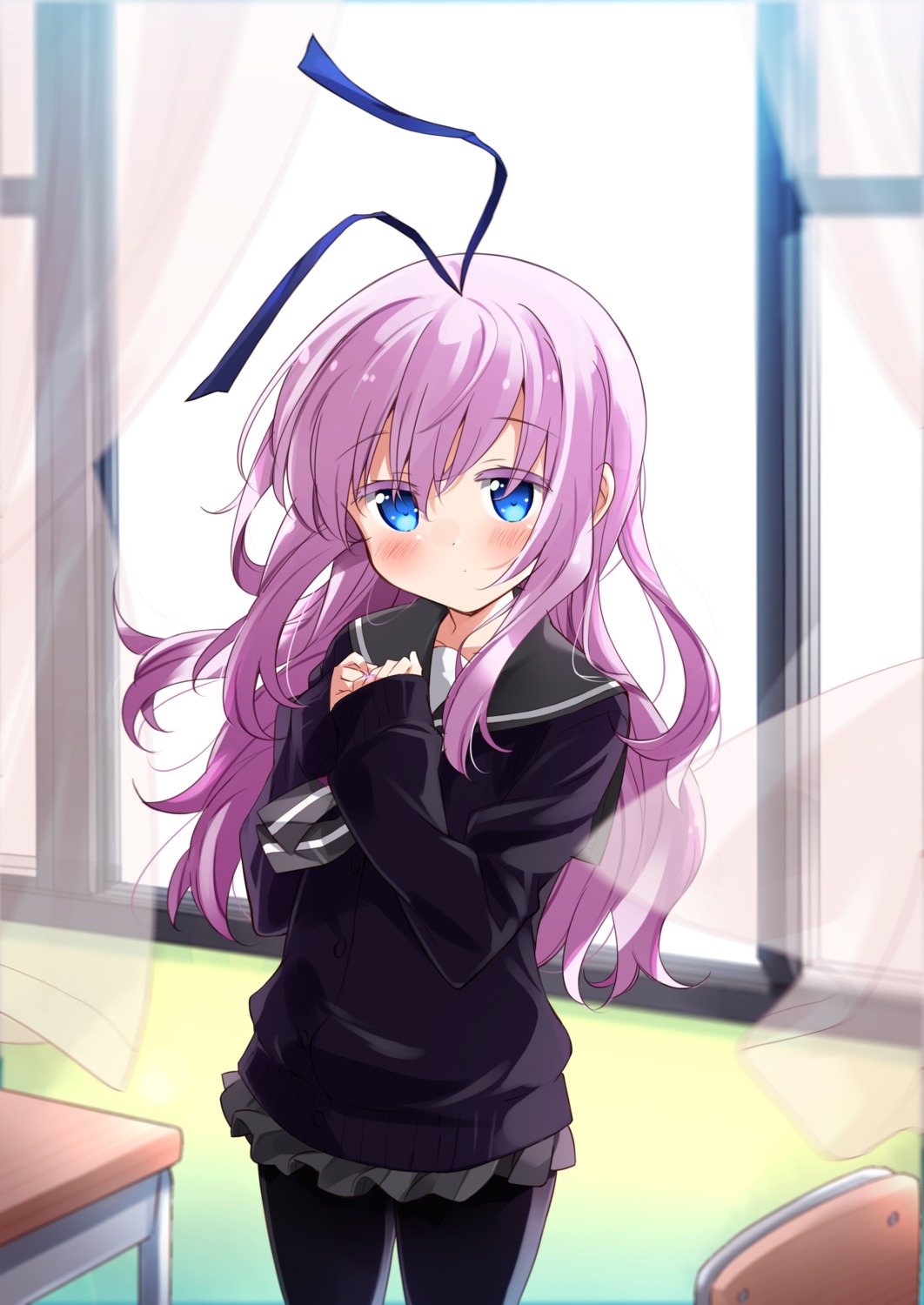 moso, pantyhose, seifuku, sengoku_kamuri, slow_start, sweater