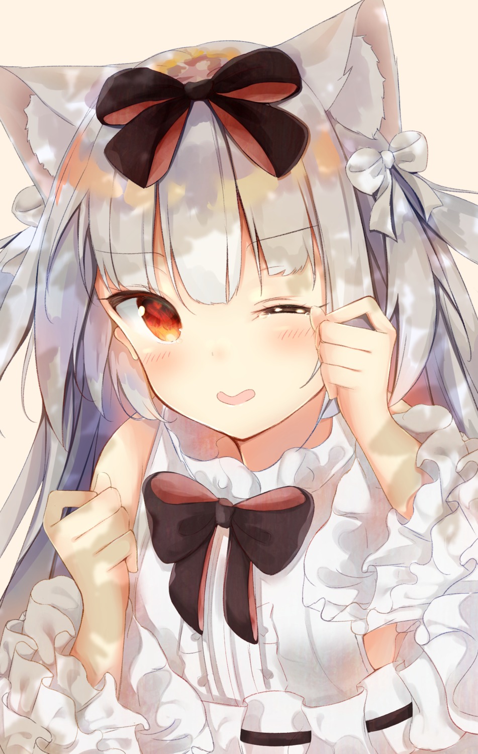 animal_ears, azur_lane, sashima, yukikaze_(azur_lane)