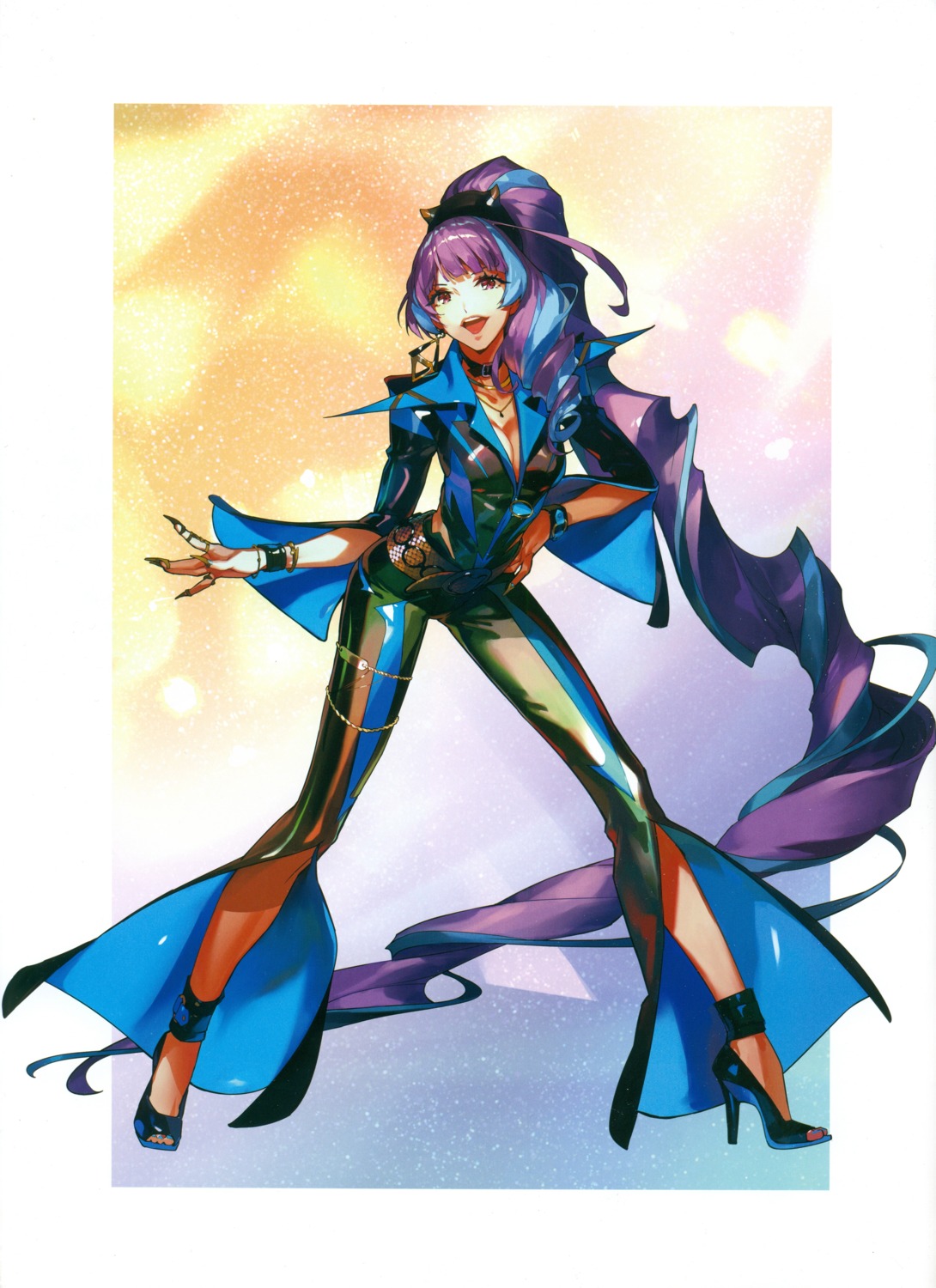 cleavage, heels, macross, macross_delta, mikumo_guynemer, mita_chisato