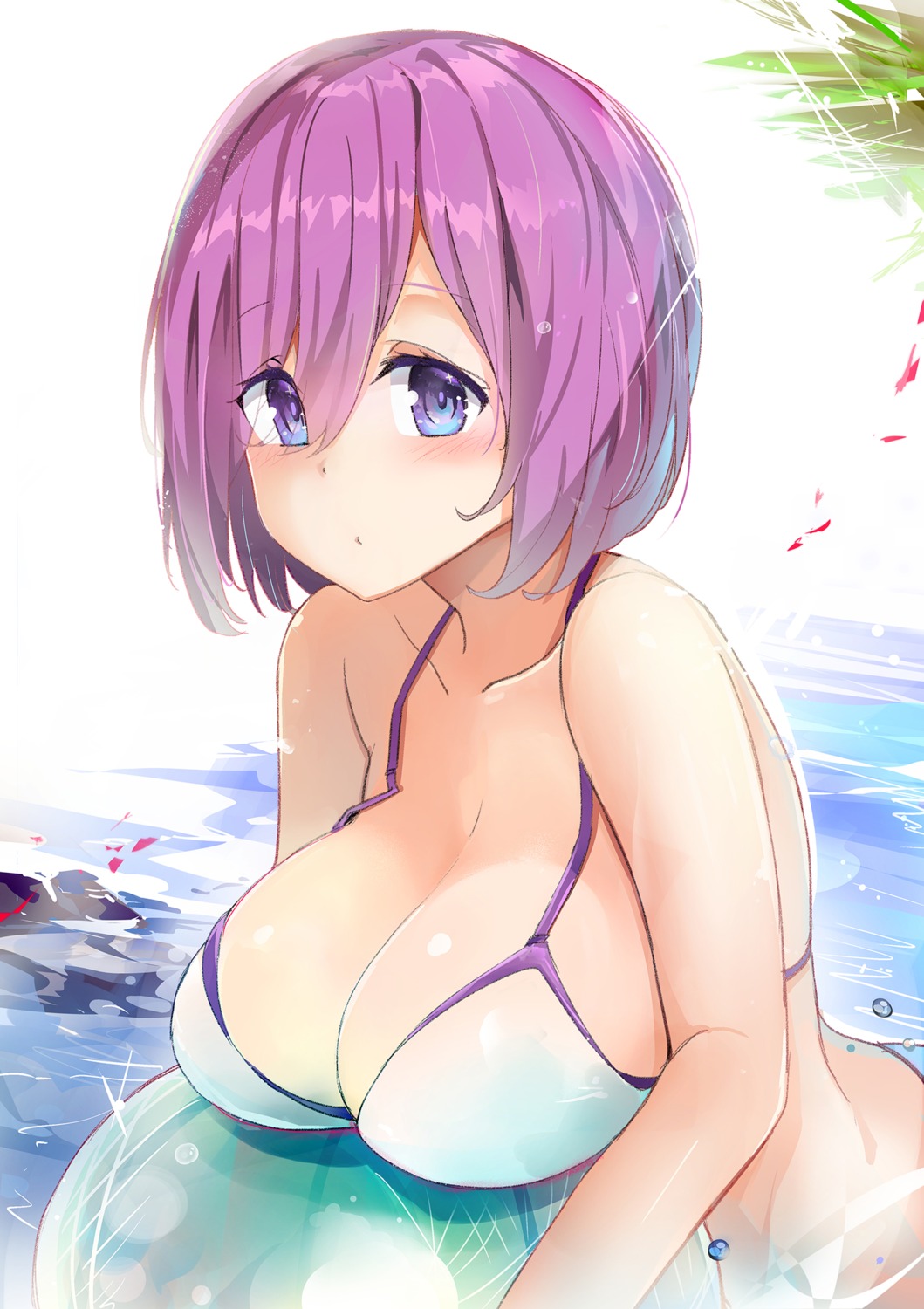 bikini, cleavage, fate/grand_order, mash_kyrielight, swimsuits, xiaodi
