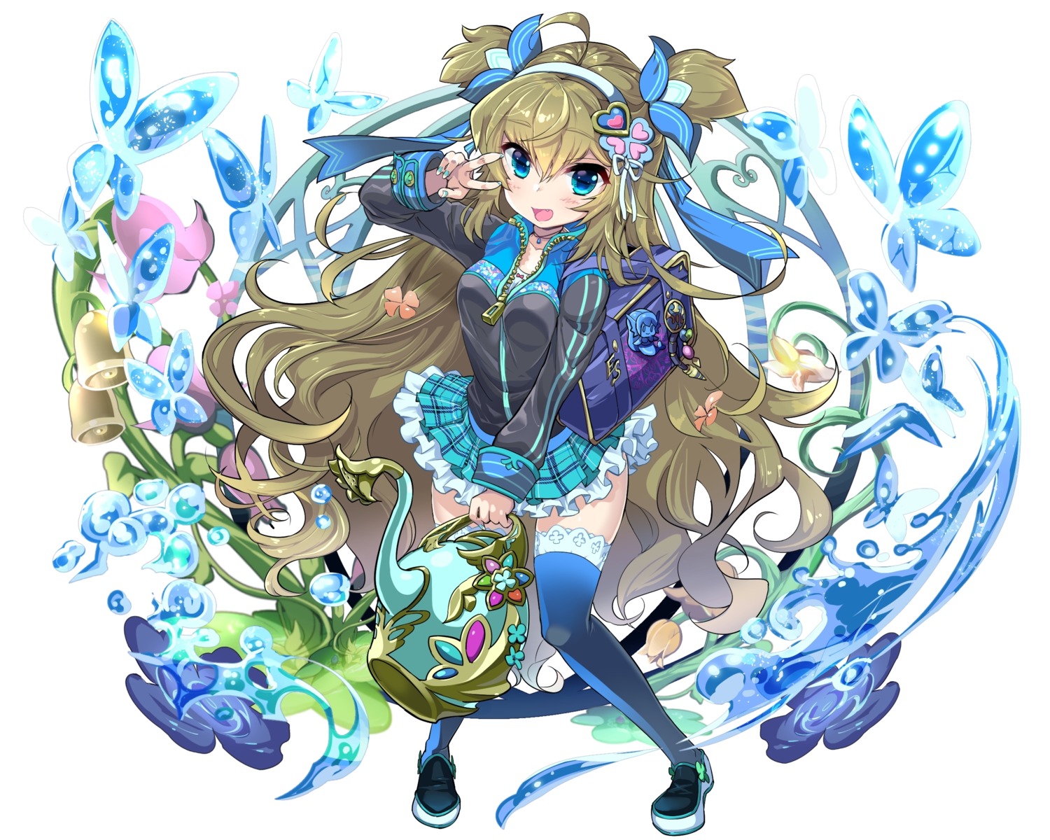elemental_story, tagme, thighhighs
