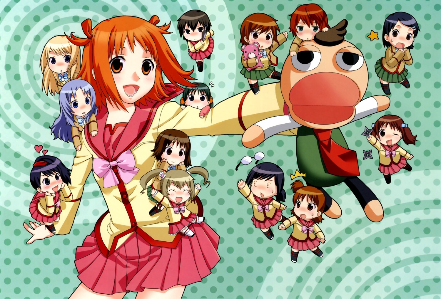 chibi, cyndi_manabe, ginga_kuon, gokujou_seitokai, hida_sayuri, hisakawa_macchi, ichikawa_mayura, izumi_kaori