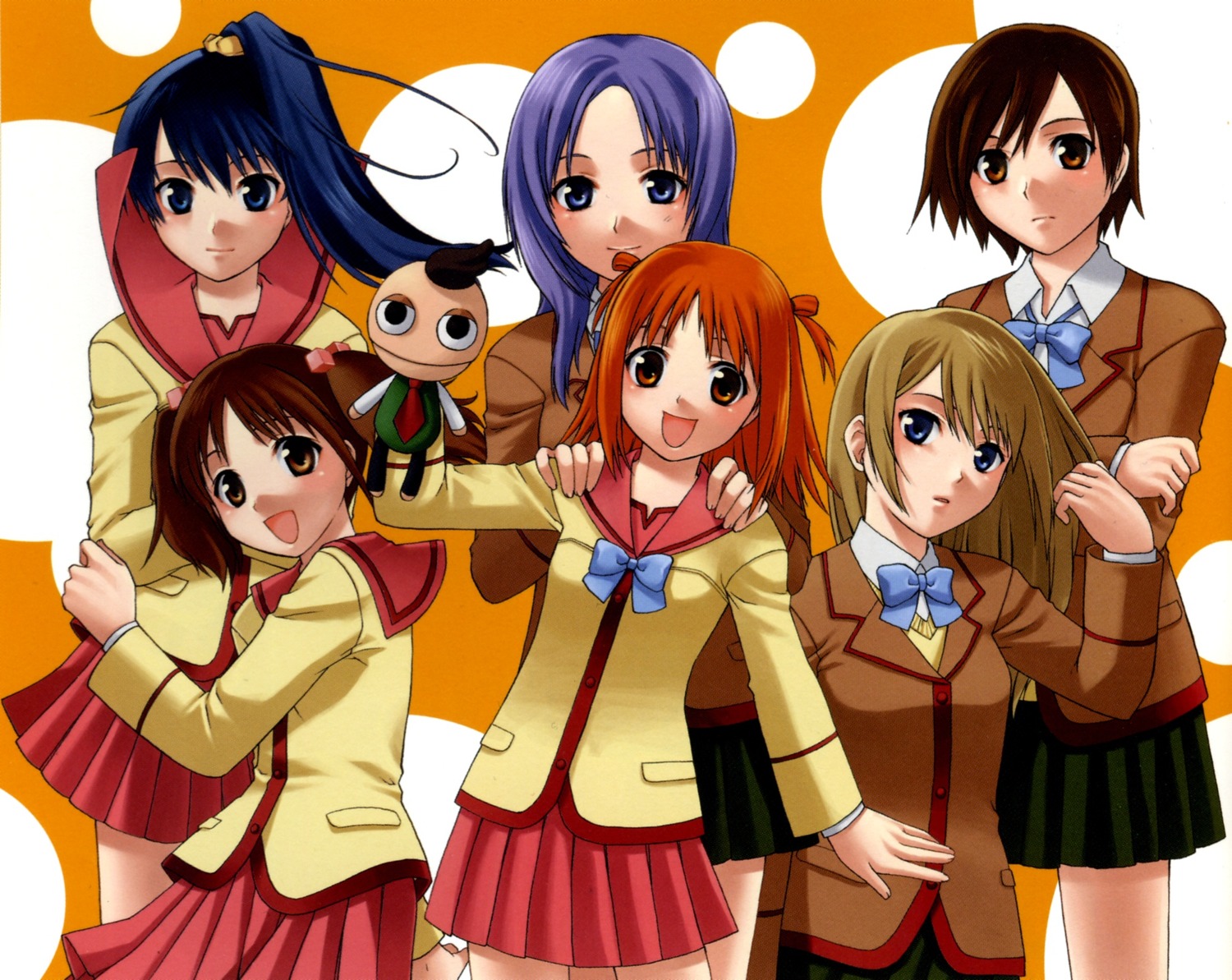 ginga_kuon, gokujou_seitokai, izumi_kaori, jinguuji_kanade, kinjou_nanaho, oome_ayumu, pucchan, randou_rino