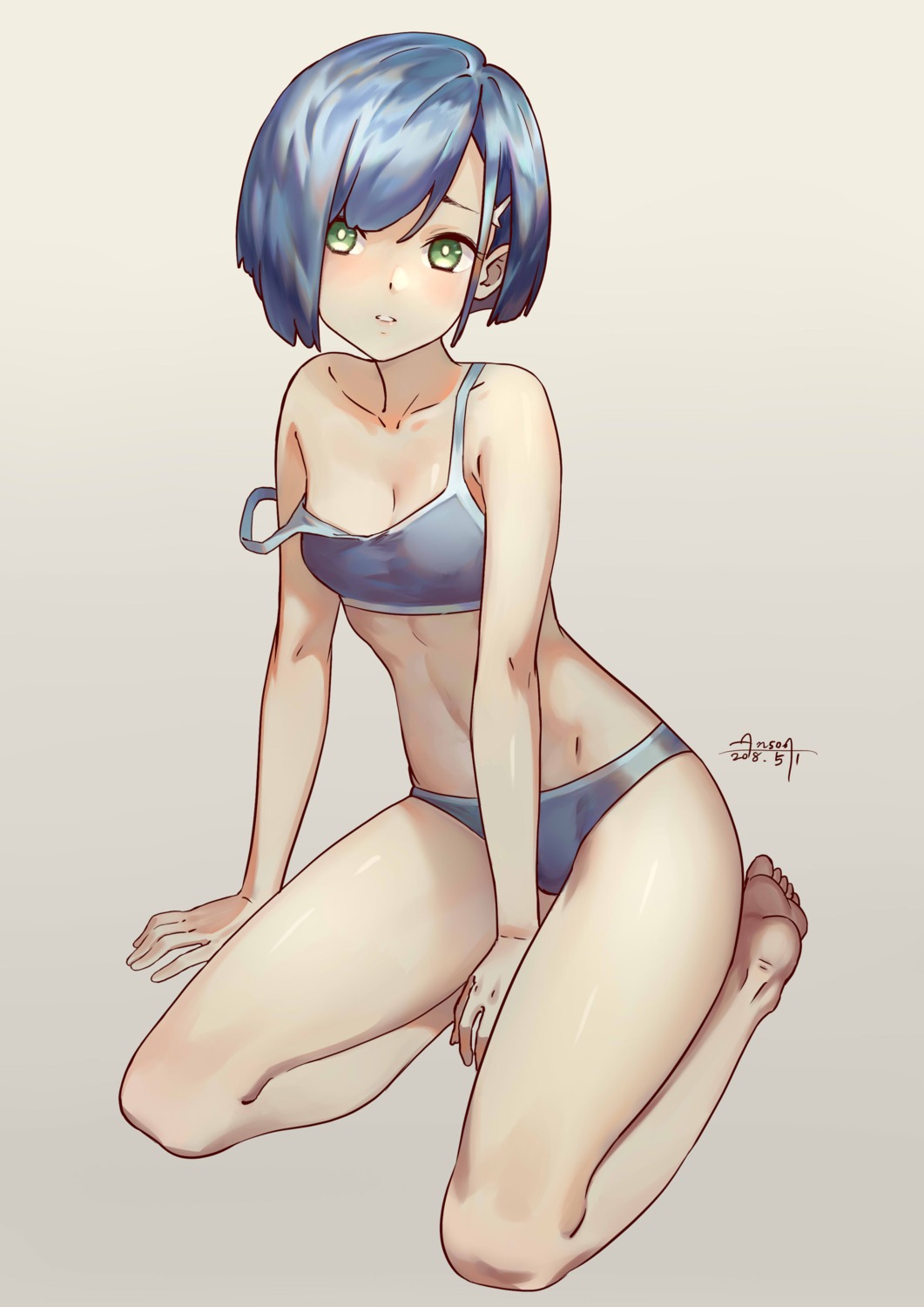 anson_(13686564308), bikini, cleavage, darling_in_the_franxx, ichigo_(darling_in_the_franxx), swimsuits