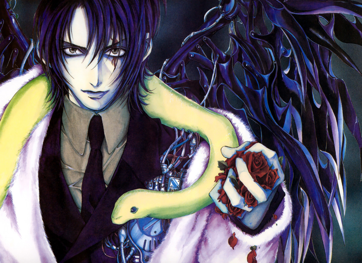 angel_sanctuary, business_suit, devil, lucifer_(angel_sanctuary), male, wings, yuki_kaori