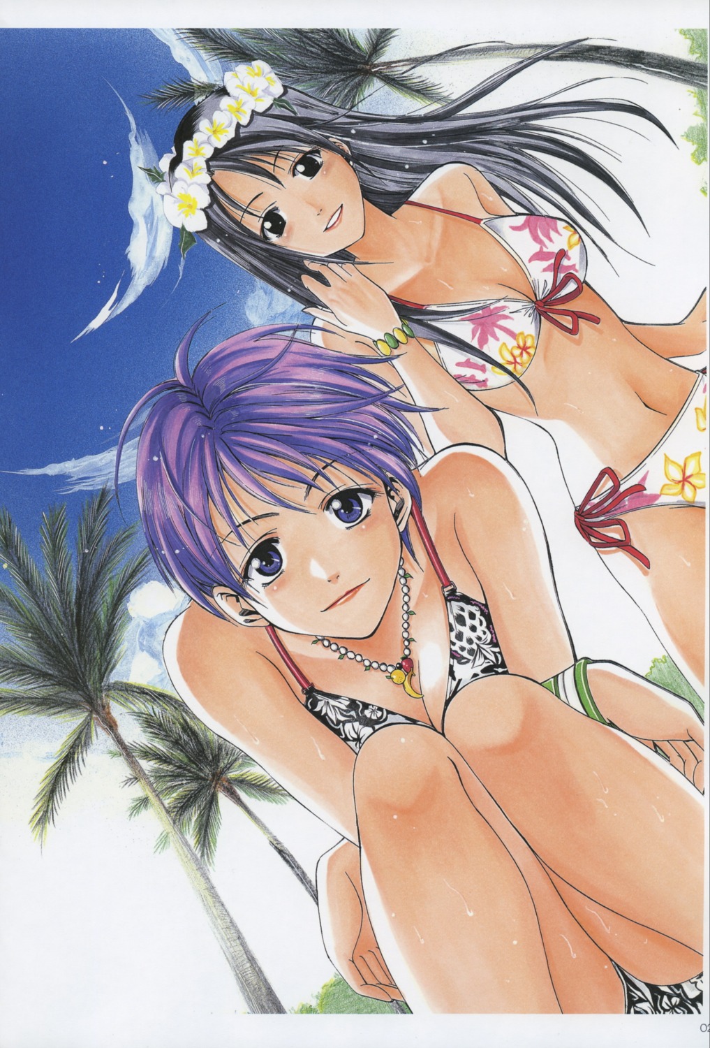 bikini, cleavage, seo_kouji, suzuka, swimsuits