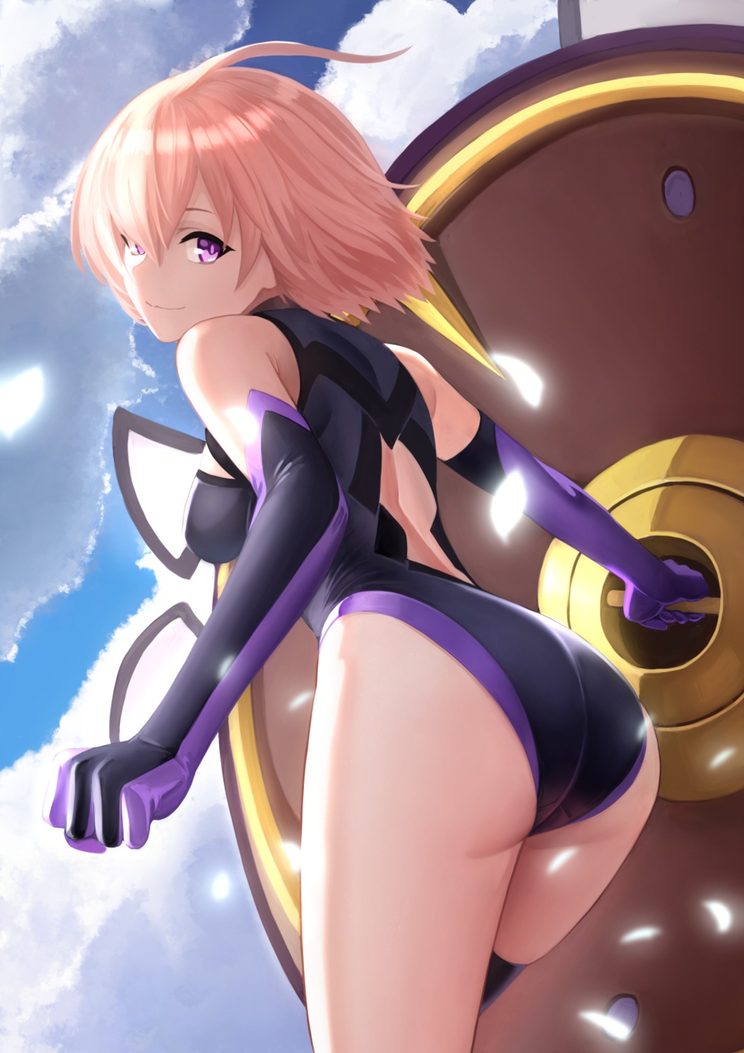 armor, ass, fate/grand_order, leotard, mash_kyrielight, yamaneko