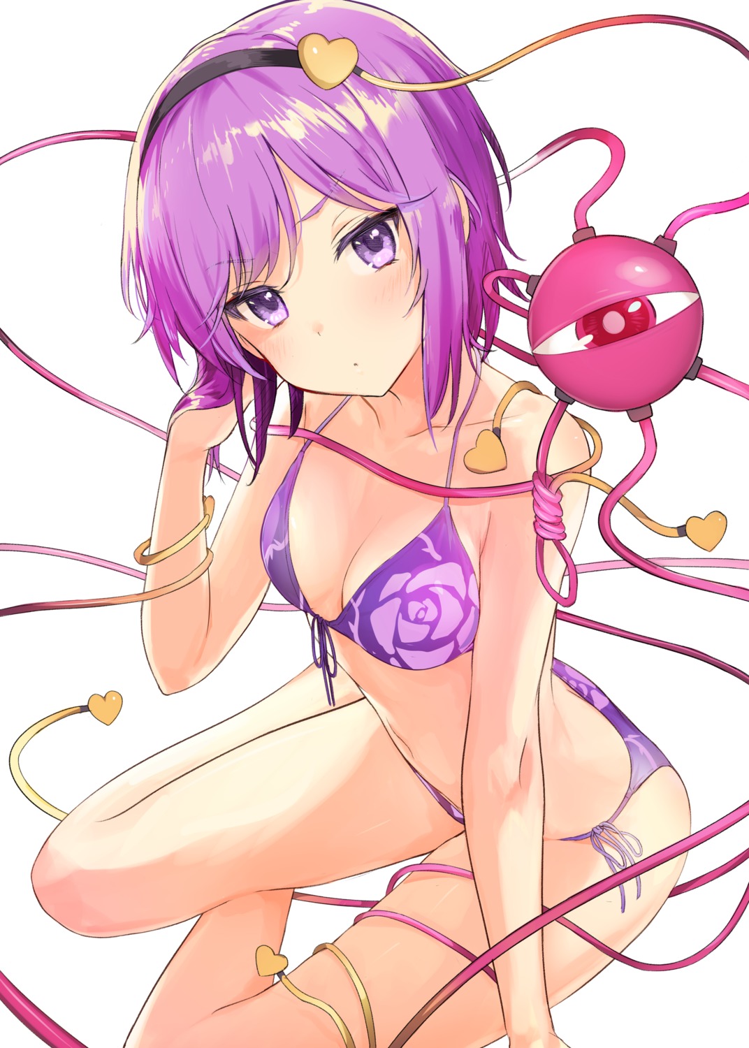 bikini, cleavage, komeiji_satori, miruto_netsuki, swimsuits, touhou