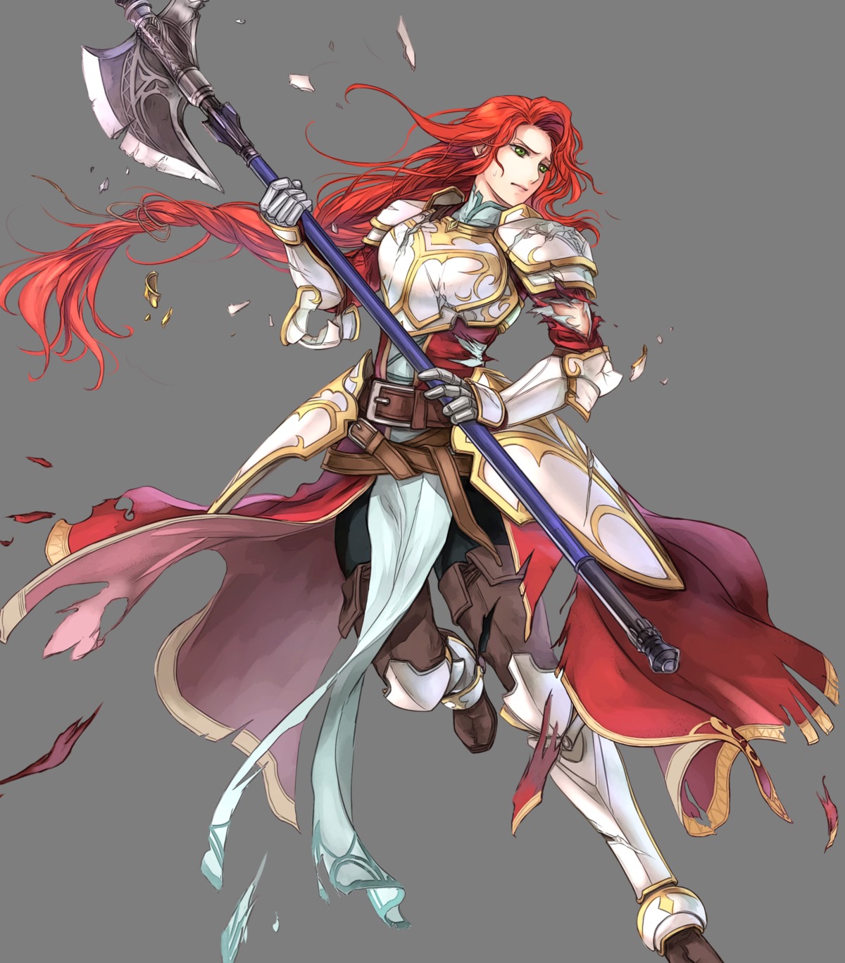 armor, fire_emblem, fire_emblem:_souen_no_kiseki, fire_emblem_heroes, nintendo, tiamat, torn_clothes, transparent_png, wada_sachiko, weapon