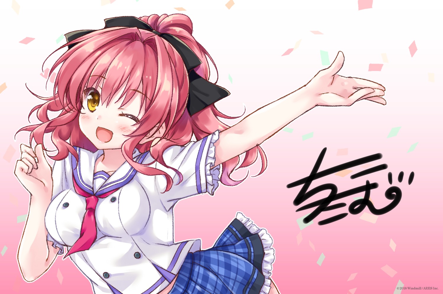 azuma_nagisa, chikotam, seifuku, windmill, yakusoku_no_natsu_mahoroba_no_yume