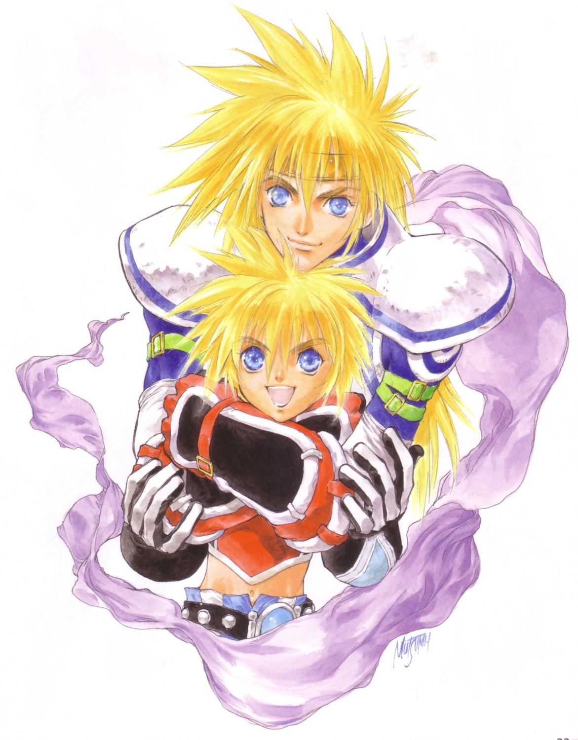 inomata_mutsumi, kyle_dunamis, stan_aileron, tales_of, tales_of_destiny